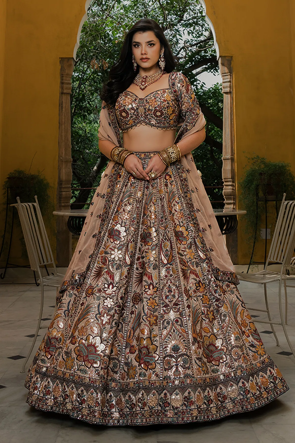 Multicolor Lehenga