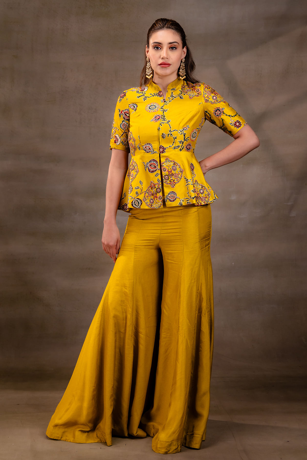 Yellow Sharara Suit 