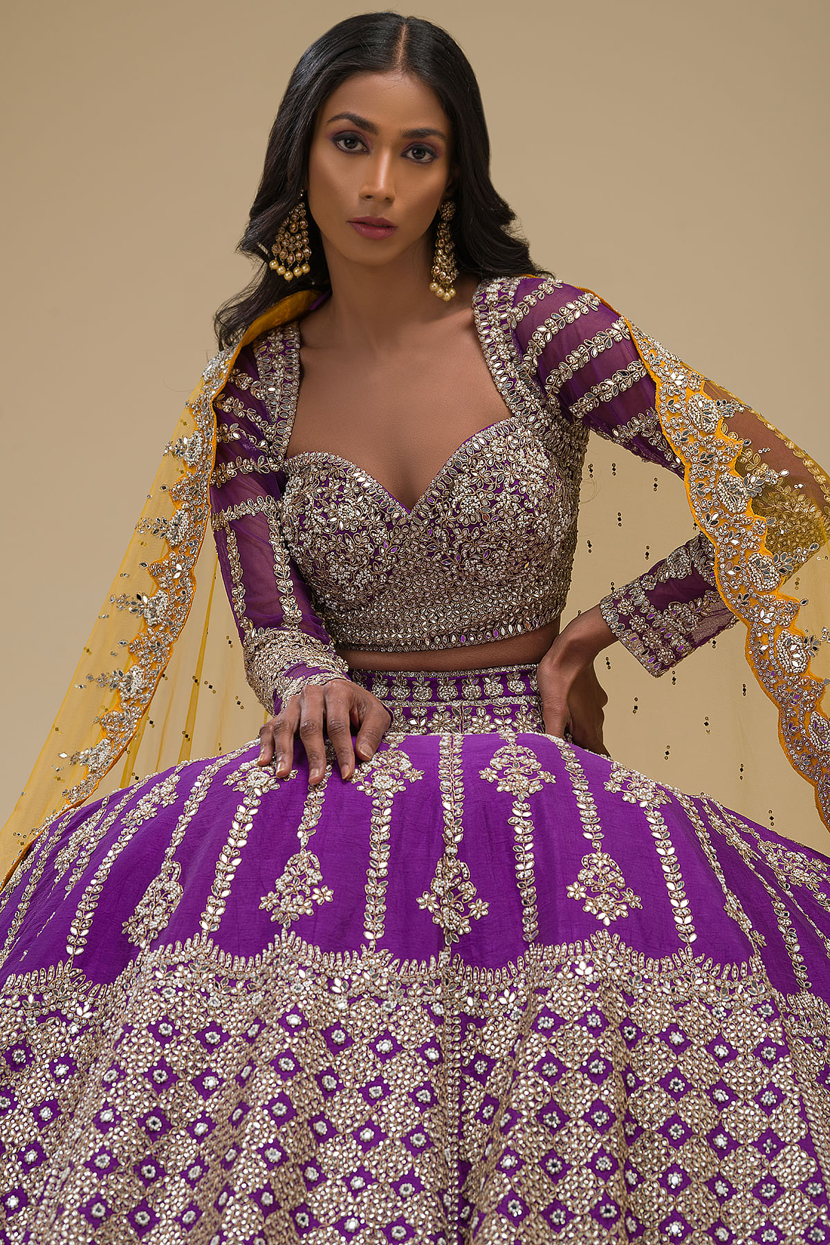 Violet 2024 bridal lehenga