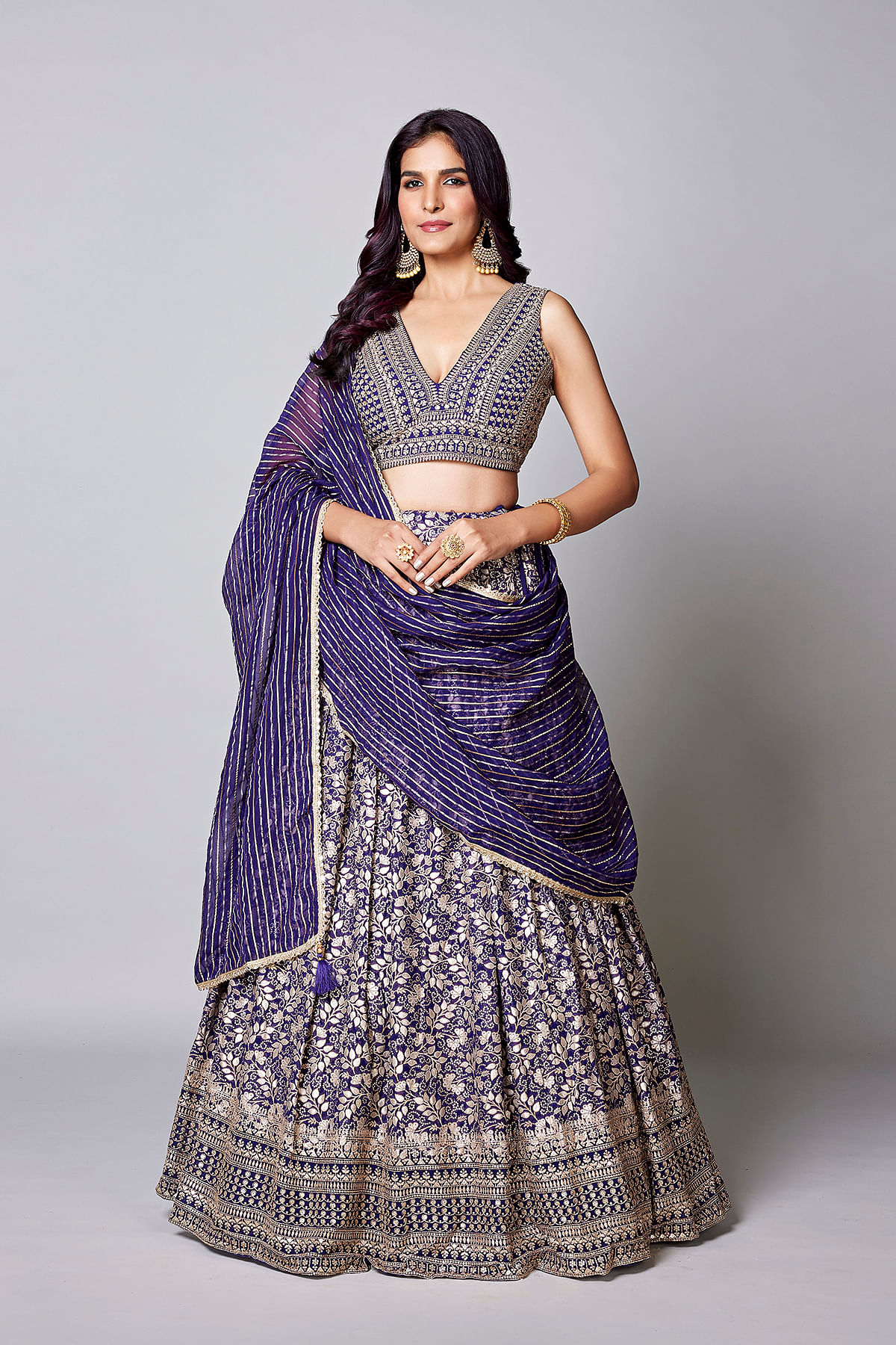 Blue Designer Lehenga