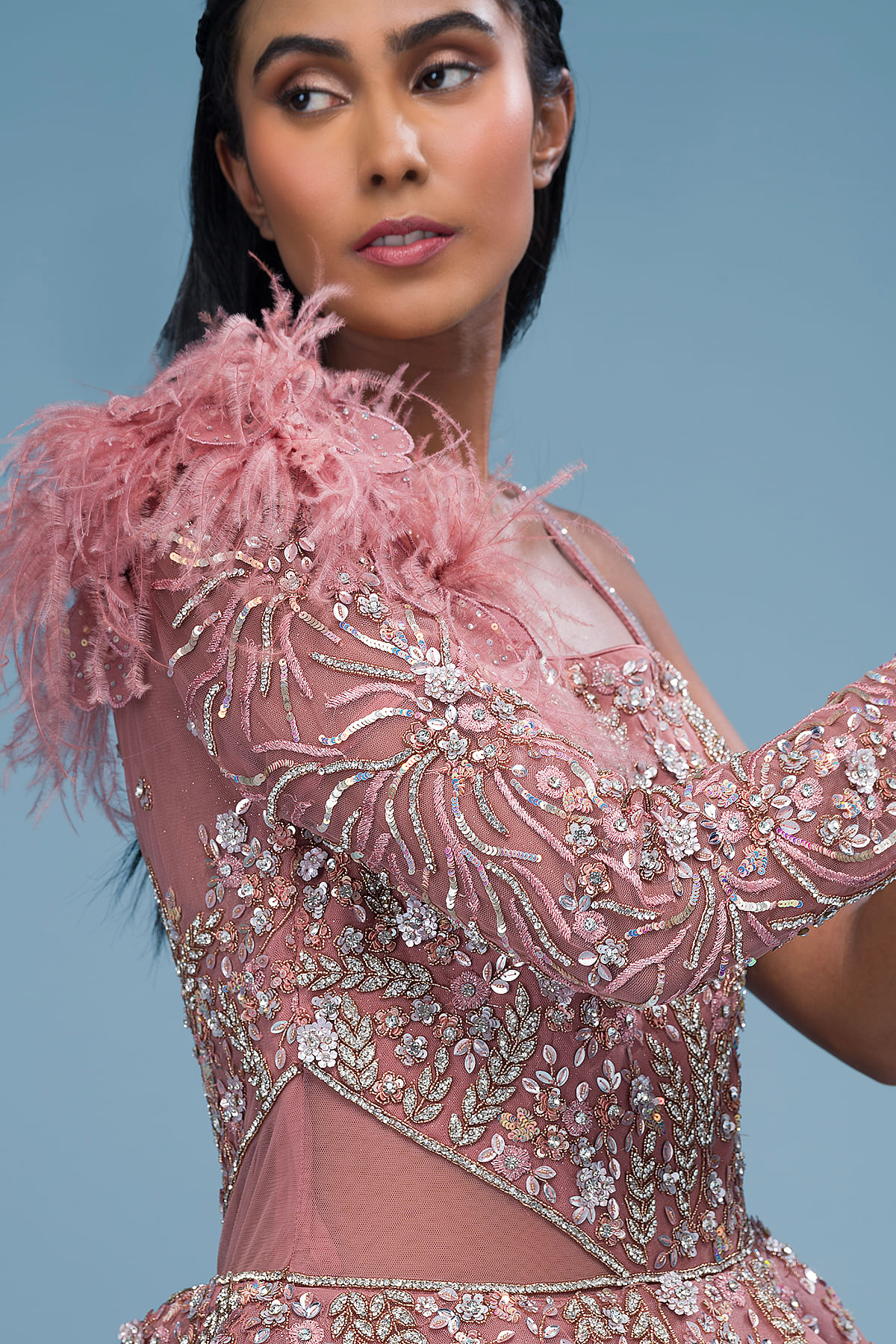 Pink Sequin Dresses | Goddiva