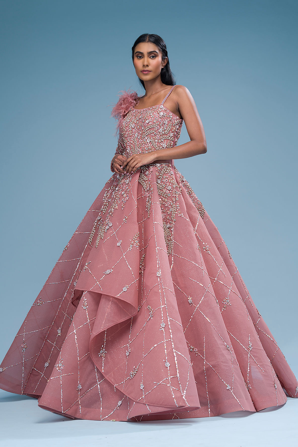 Beautiful Pink Formal Junior A Line Elegant Fashion Cheap Online Long –  OkBridal
