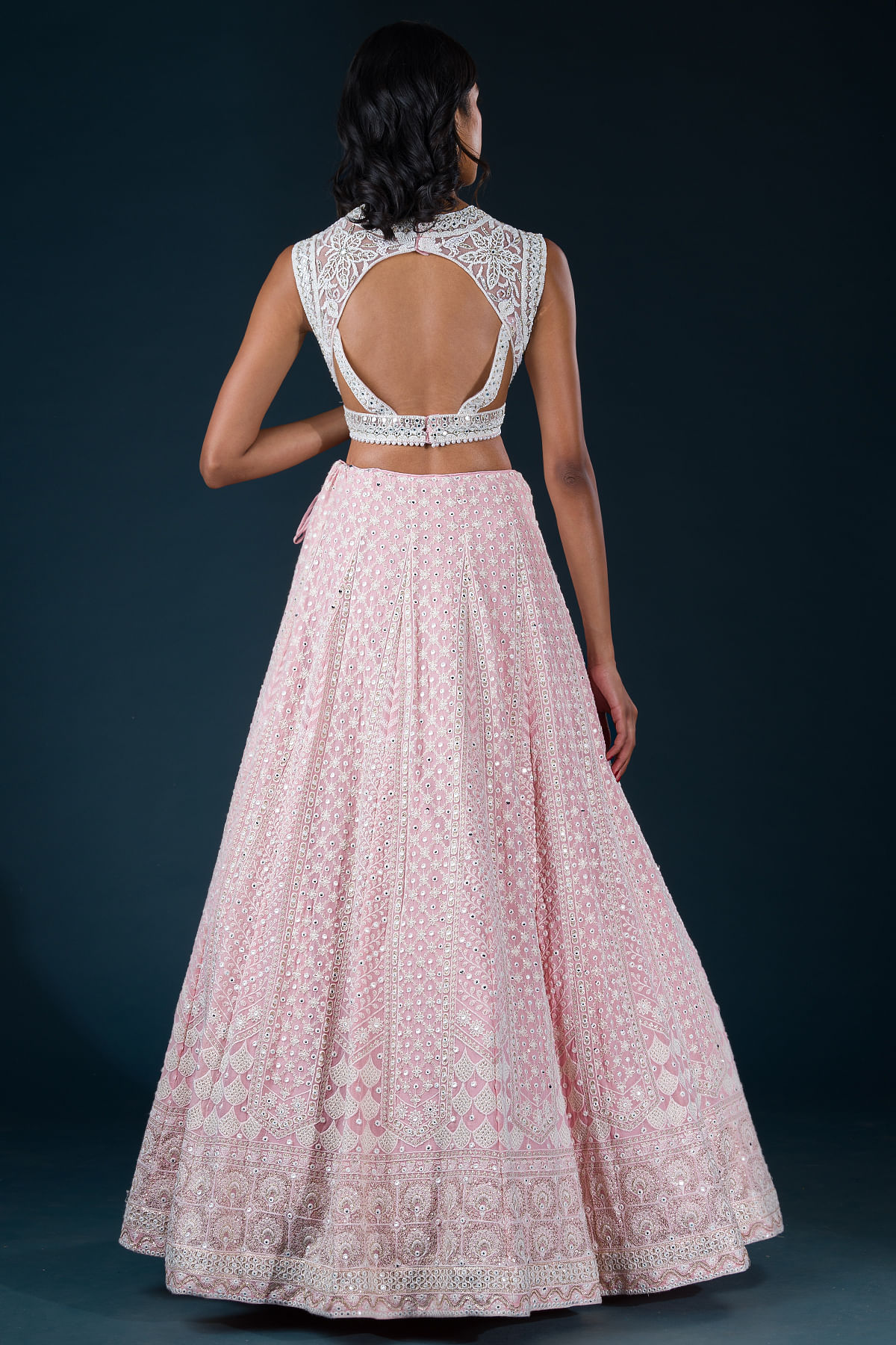 Buy Light Pink Latest Designer Wedding Lehenga Choli | Wedding Lehenga Choli