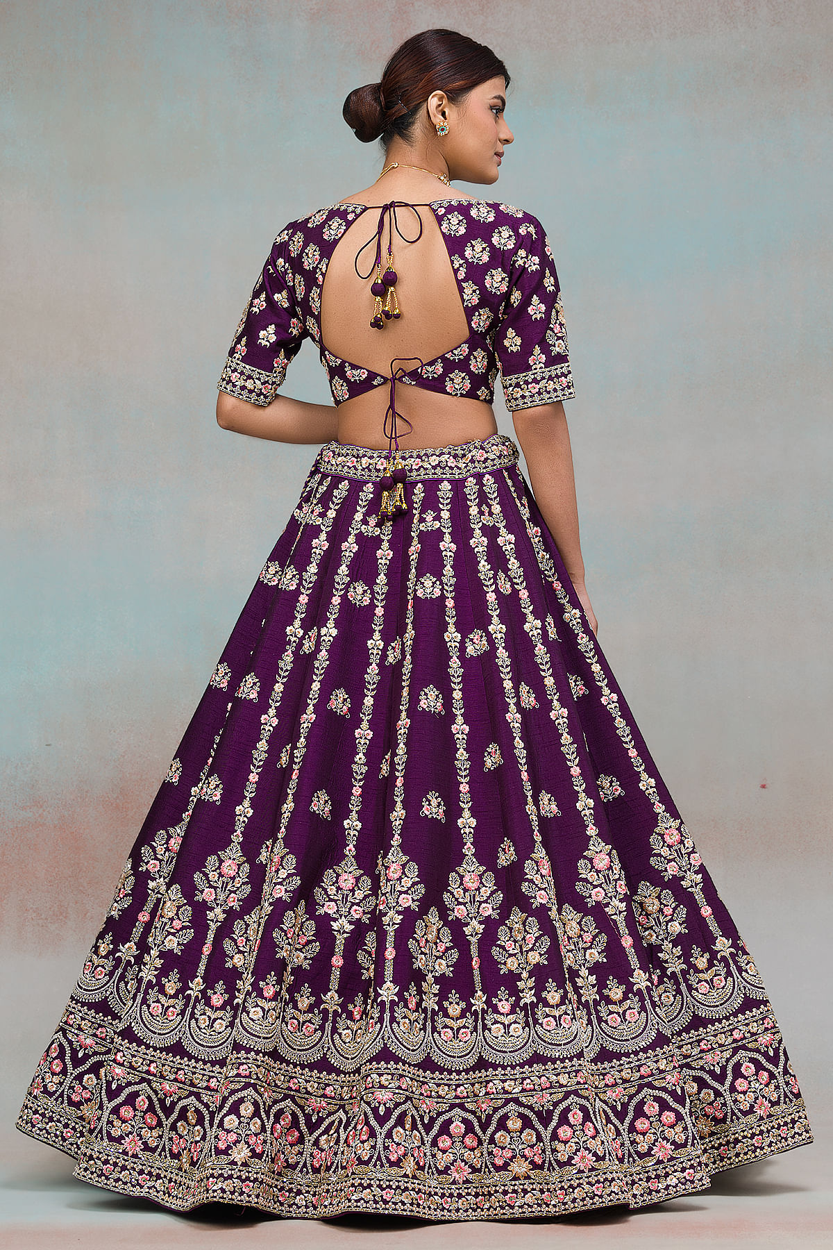 Page 3 of Purple Lehengas