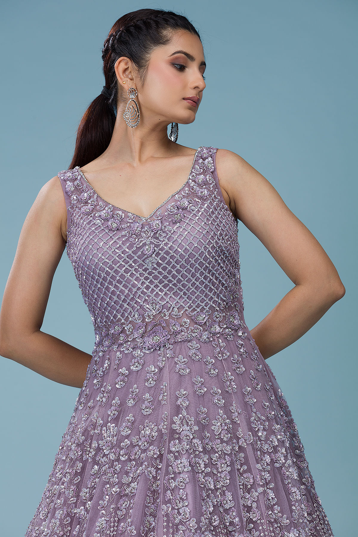 LEZLY Women A-line Purple Dress - Buy LEZLY Women A-line Purple Dress  Online at Best Prices in India | Flipkart.com