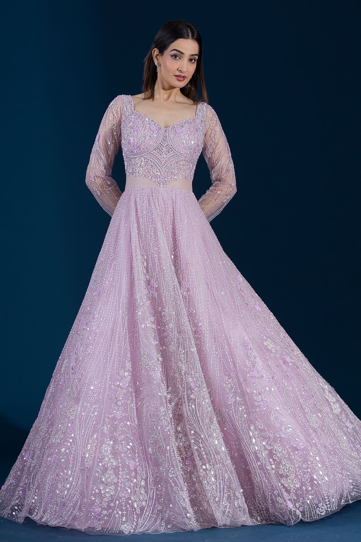 Gown For Wedding Reception | Punjaban Designer Boutique