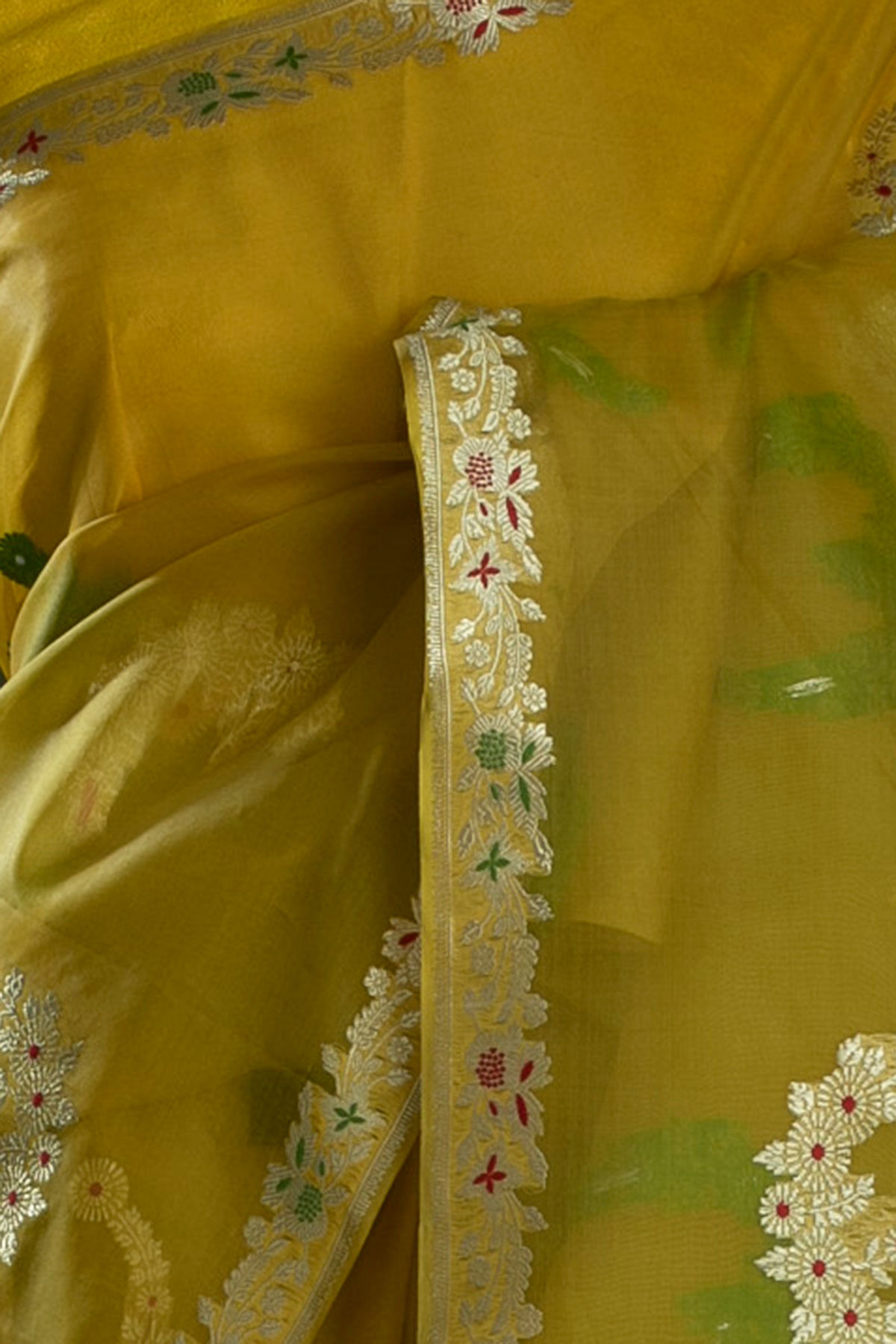 Organza Saree | Designer Saree | Raj Silk Villa - Raj Silk Villa