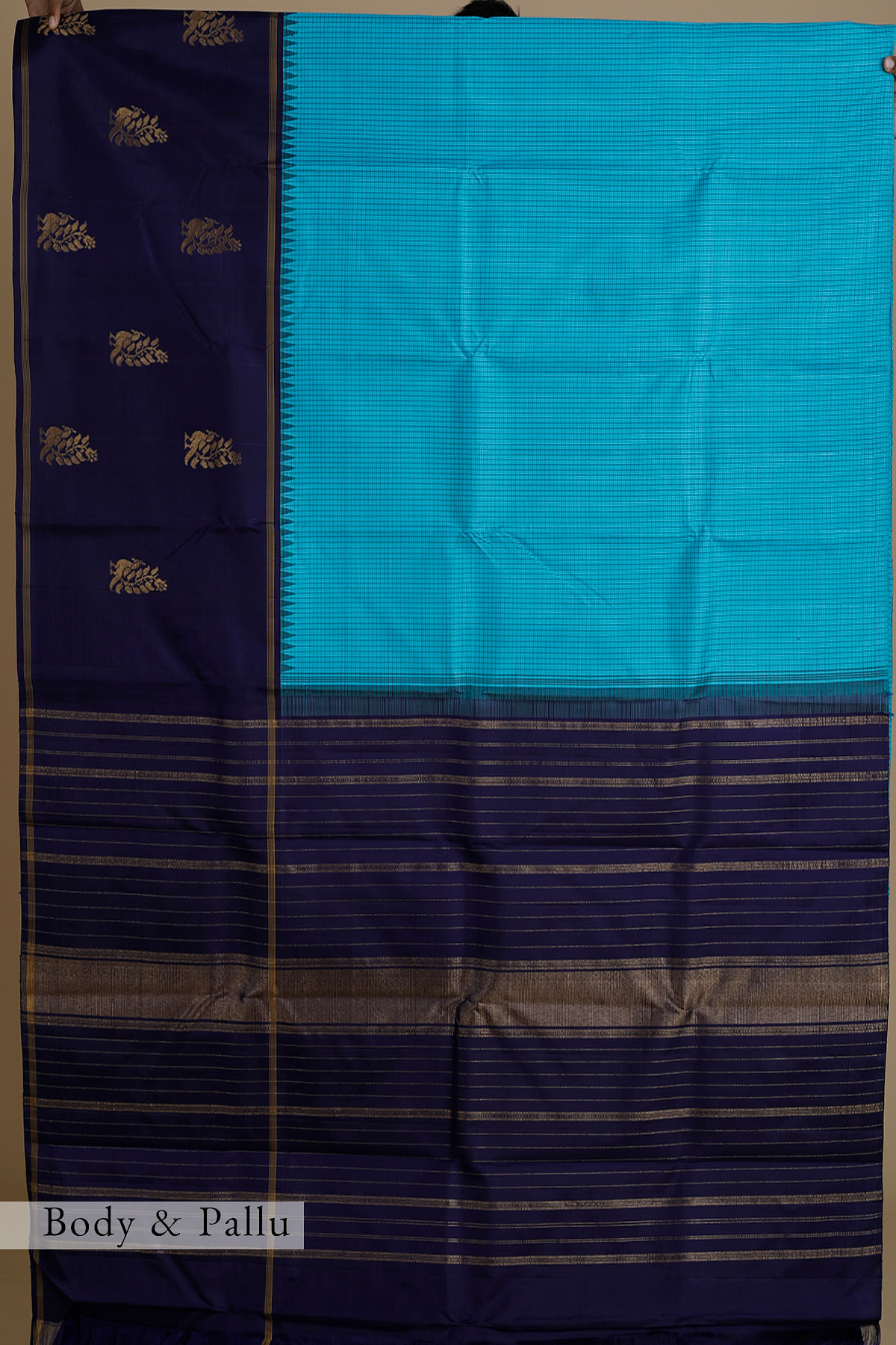 Beautiful Jacqaurd Silk Sky Blue Color Pattu Sarees