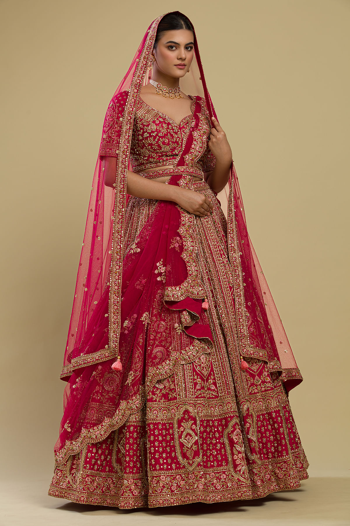Royal Red Bridal Lehenga - Stunning Wedding Design