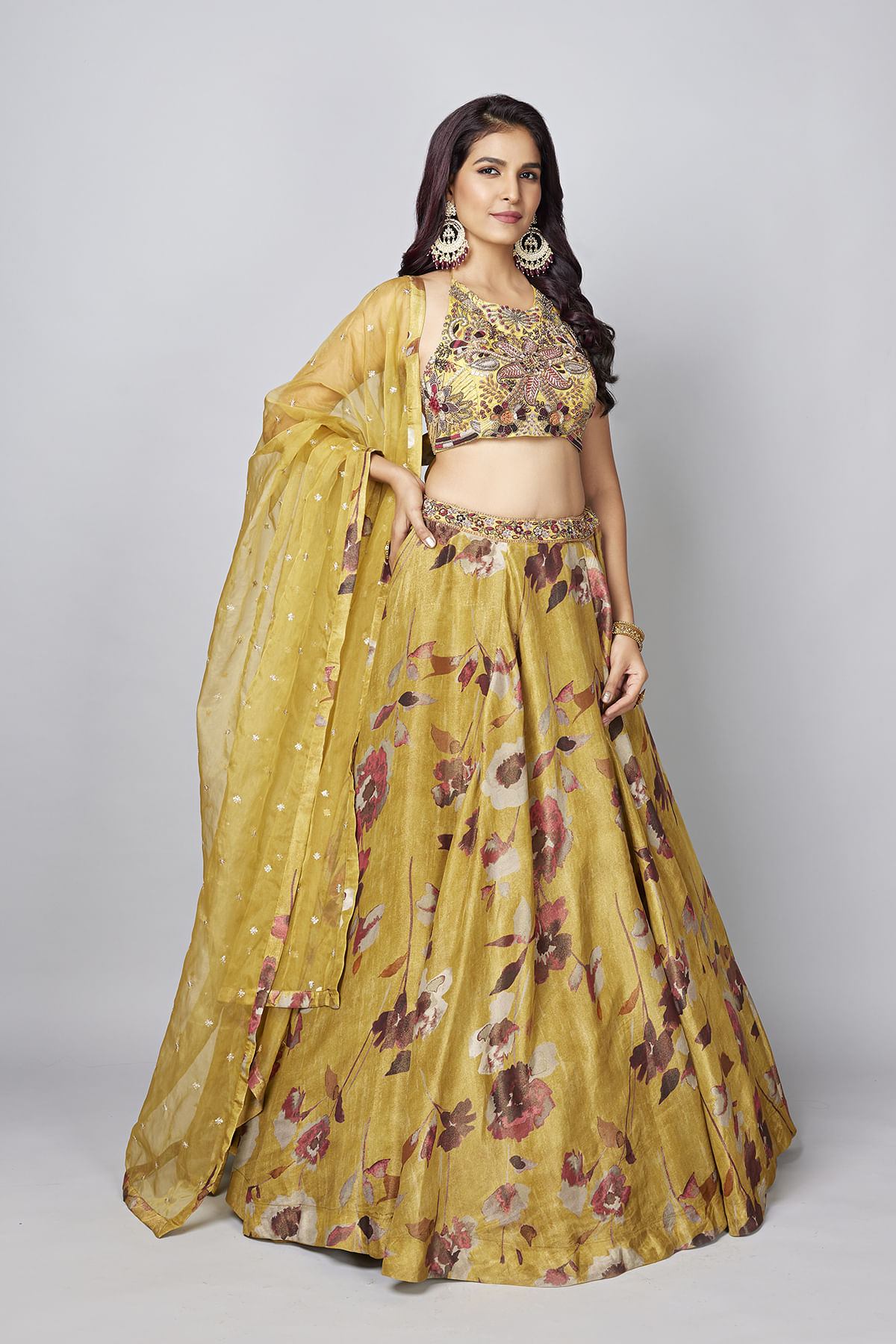  Yellow Bridesmaids Lehenga