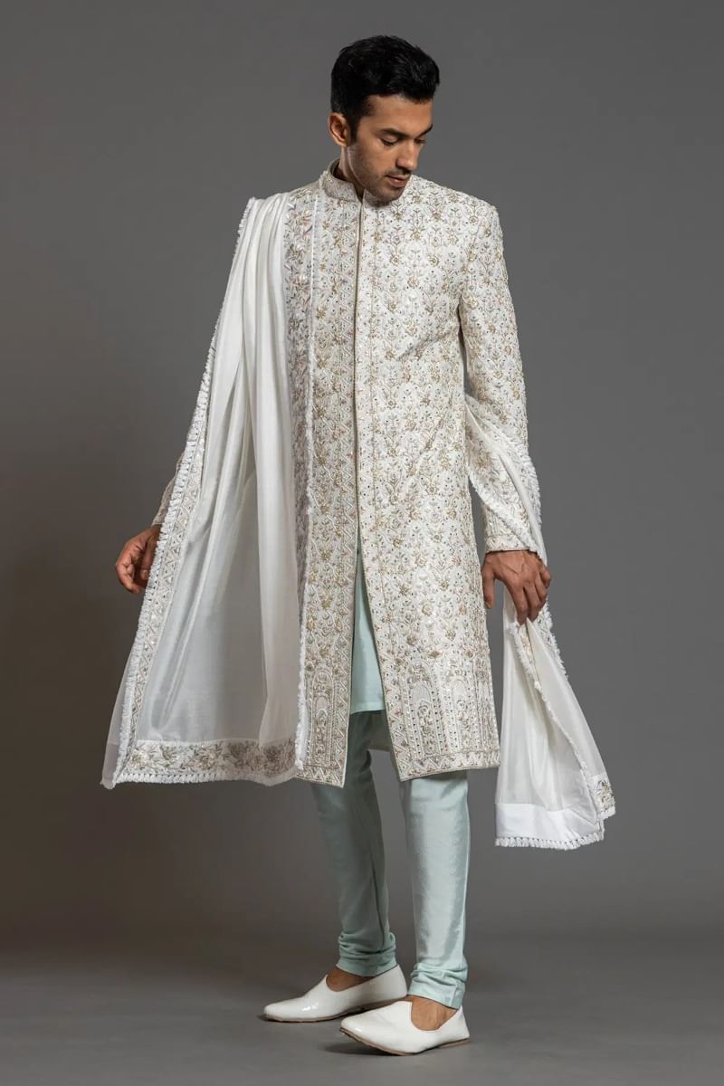 Off-White Wedding Sherwani