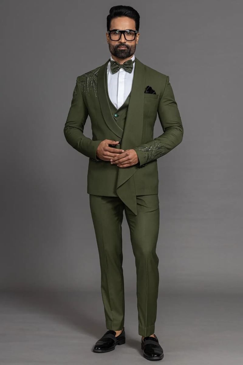 Green Tuxedo Suit