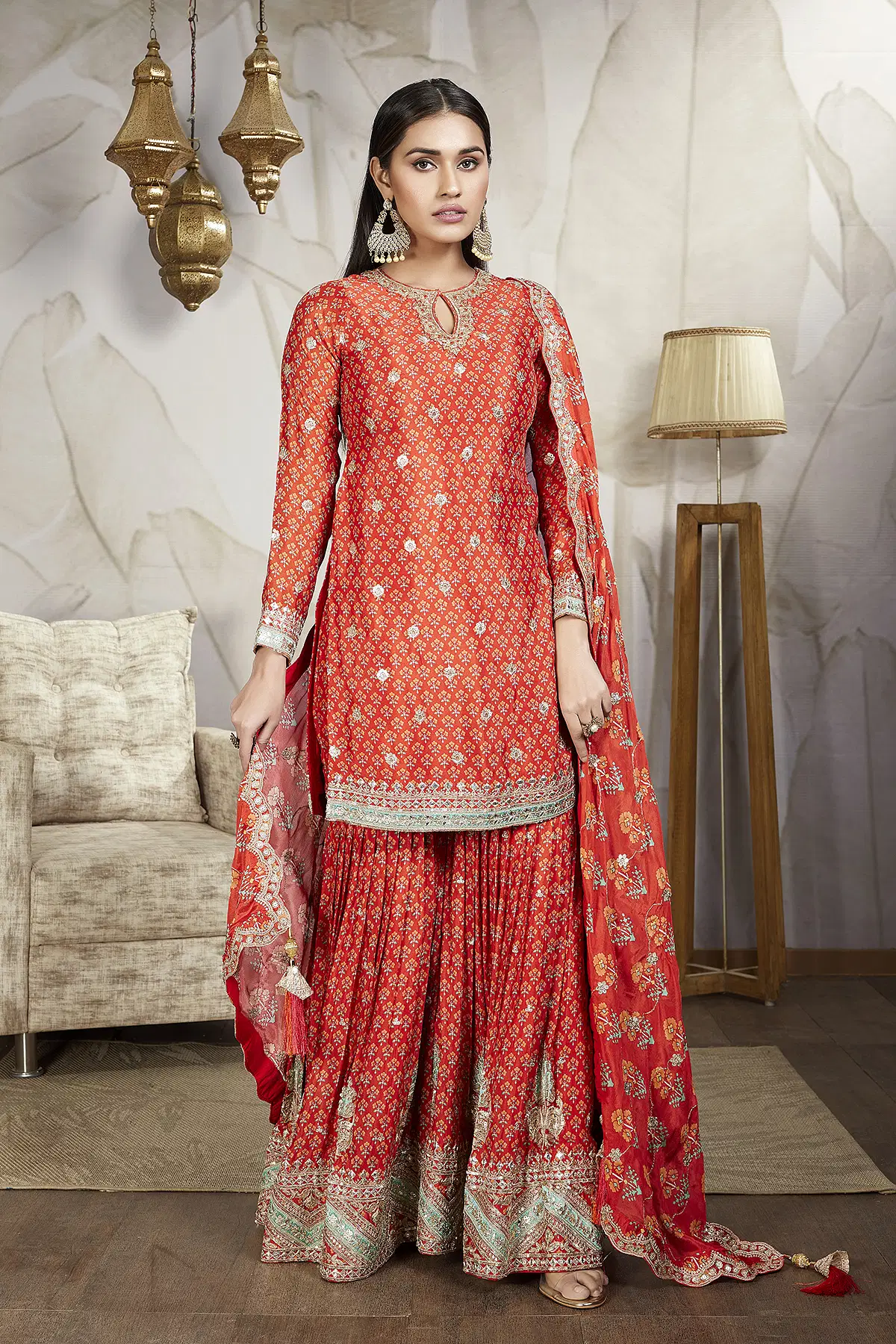 Crepe palazzo suits best sale