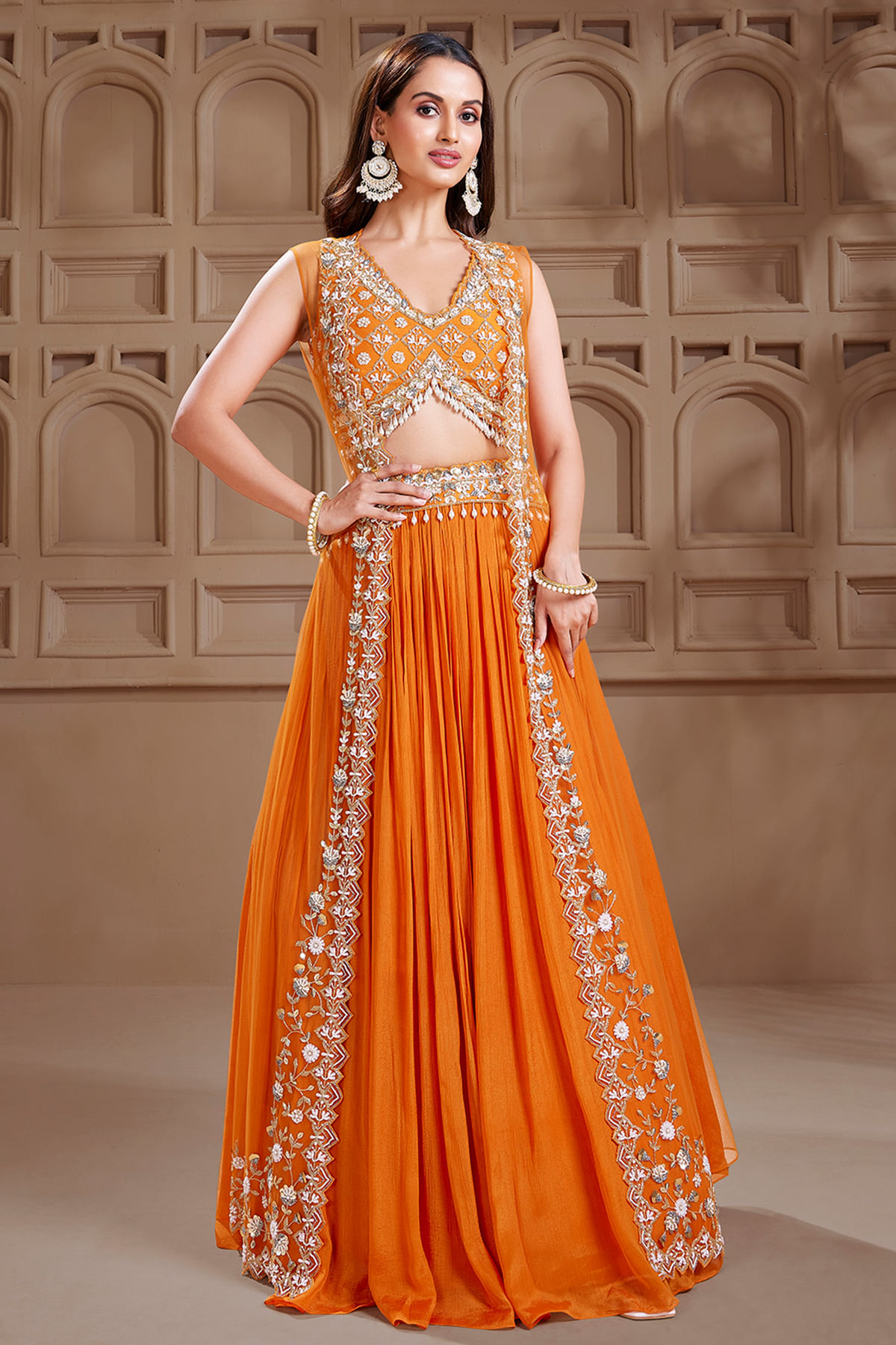 Orange Lehenga