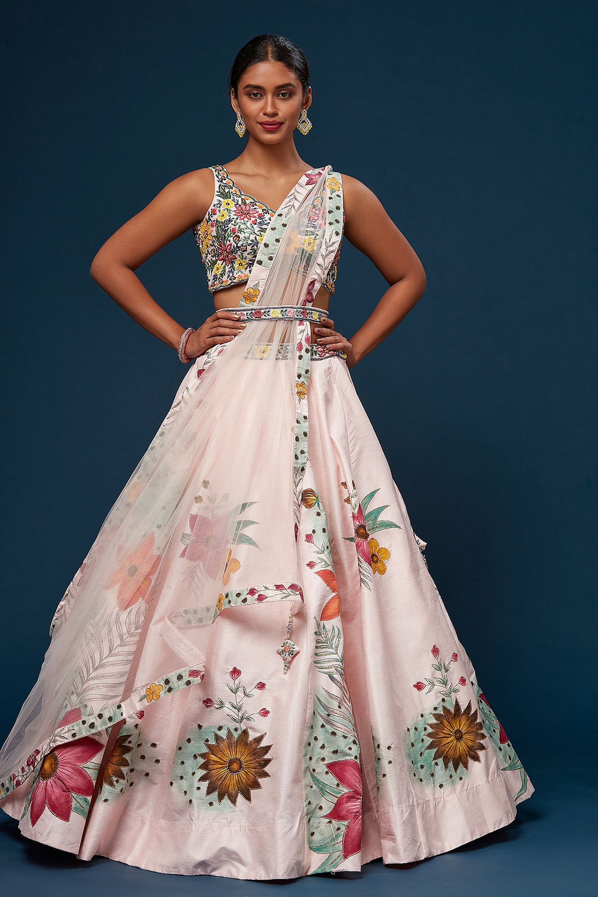 Pink Lehenga for Bridesmaids
