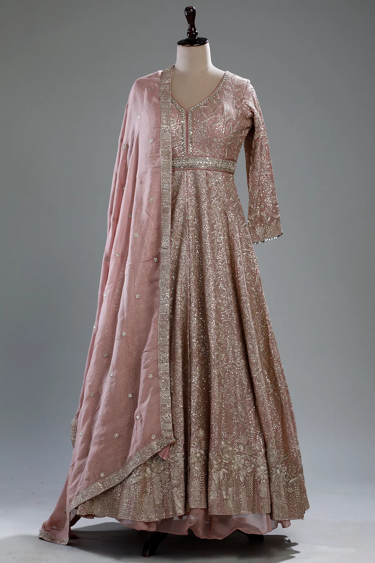 Pink Anarkali Salwar