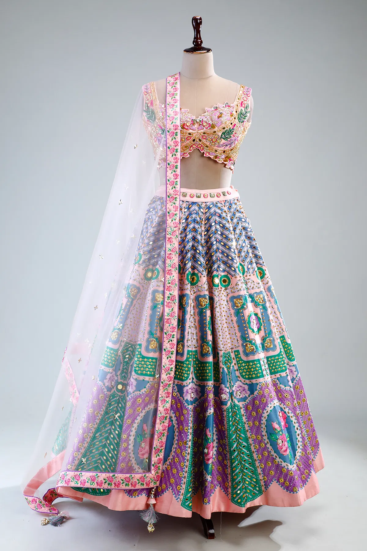Pink Designer Lehenga