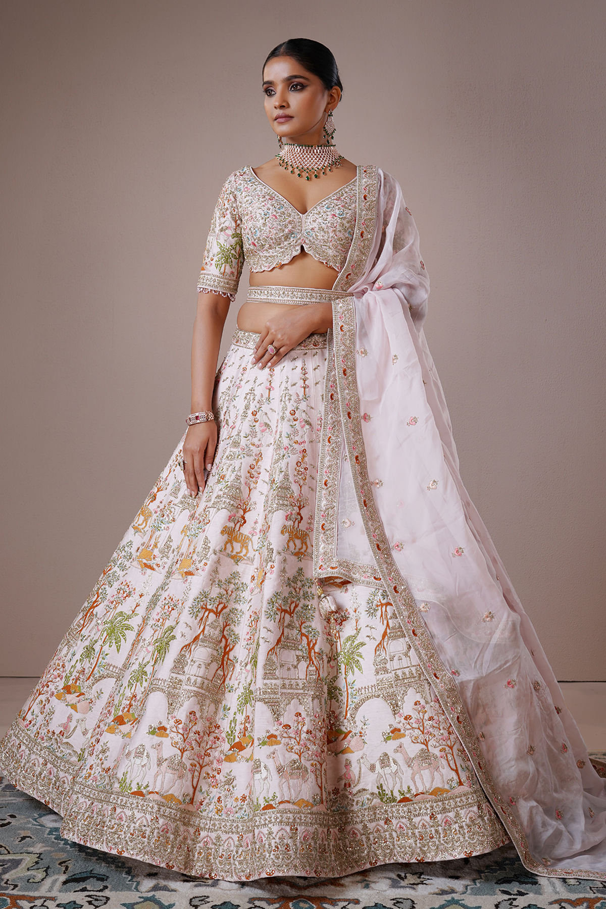 Pink Bridal Lehenga