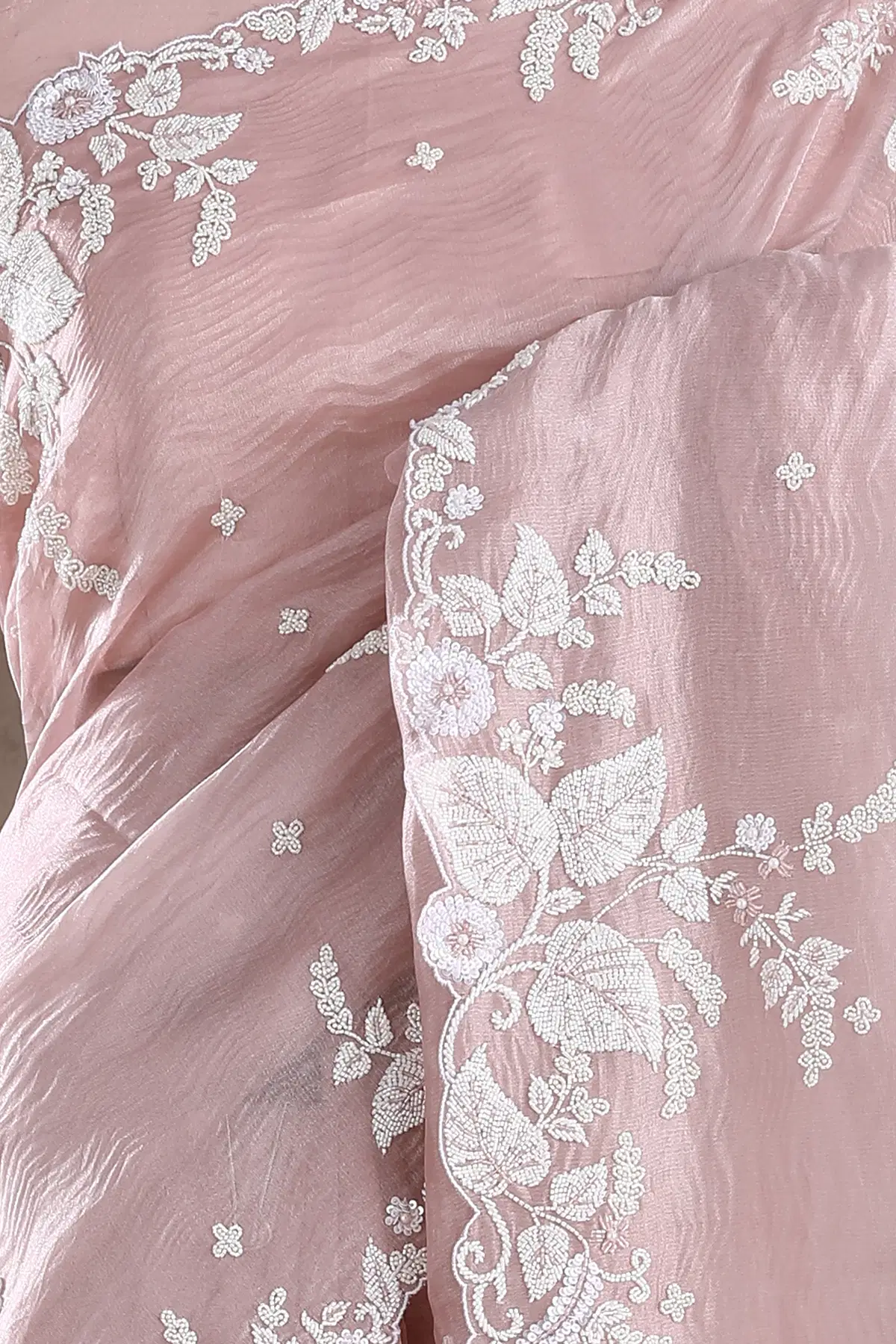 Pink Lace Elegance Blossom Adorned Blouse Pink Lace Elegance Blossom Adorned Blouse