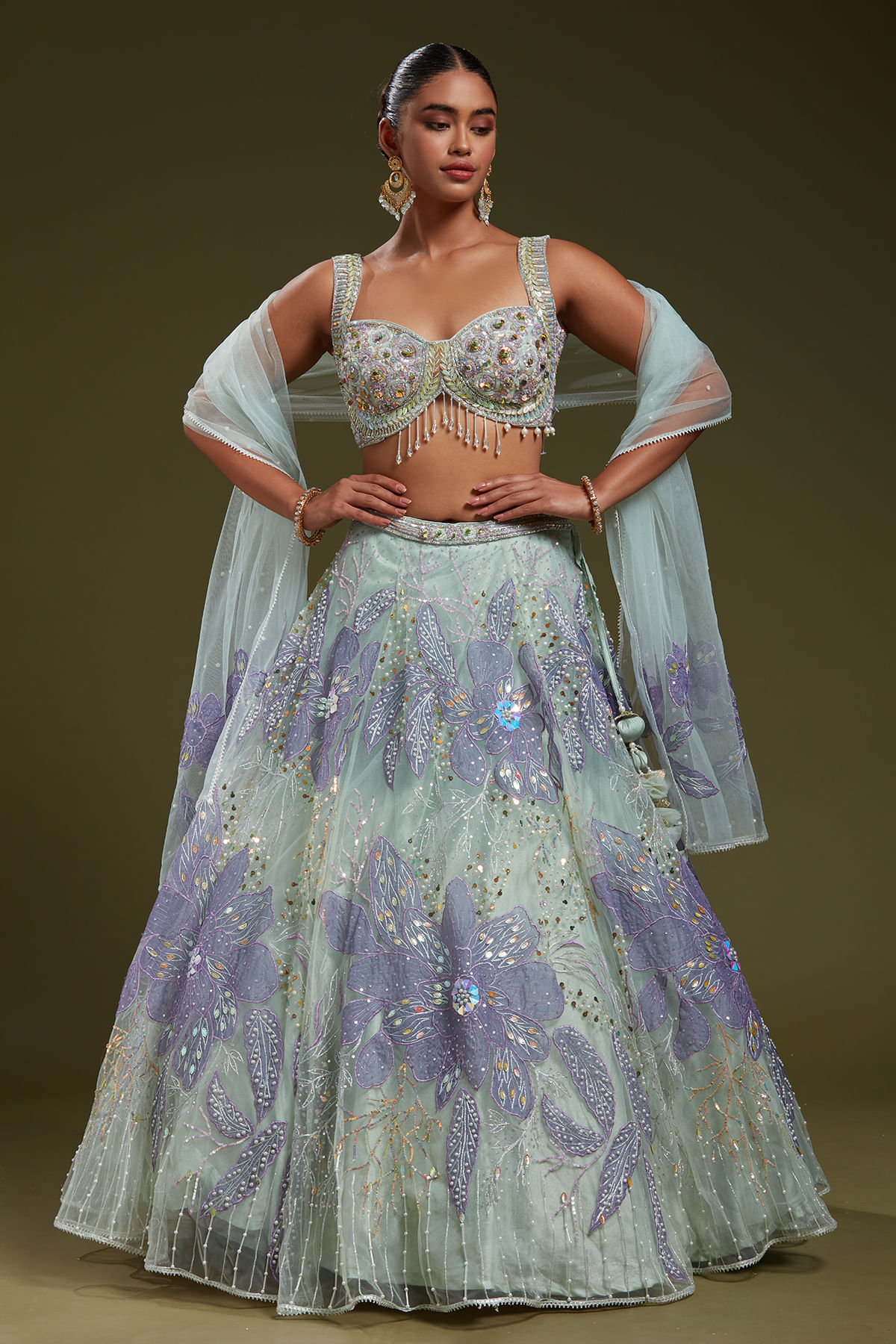 Pastel Lehenga