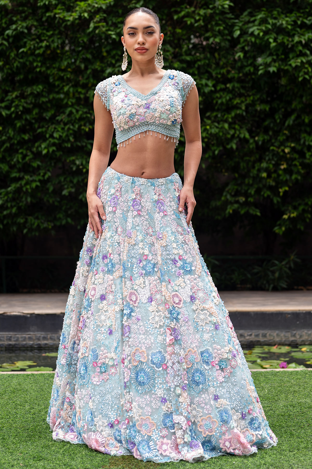 Pastel Lehenga