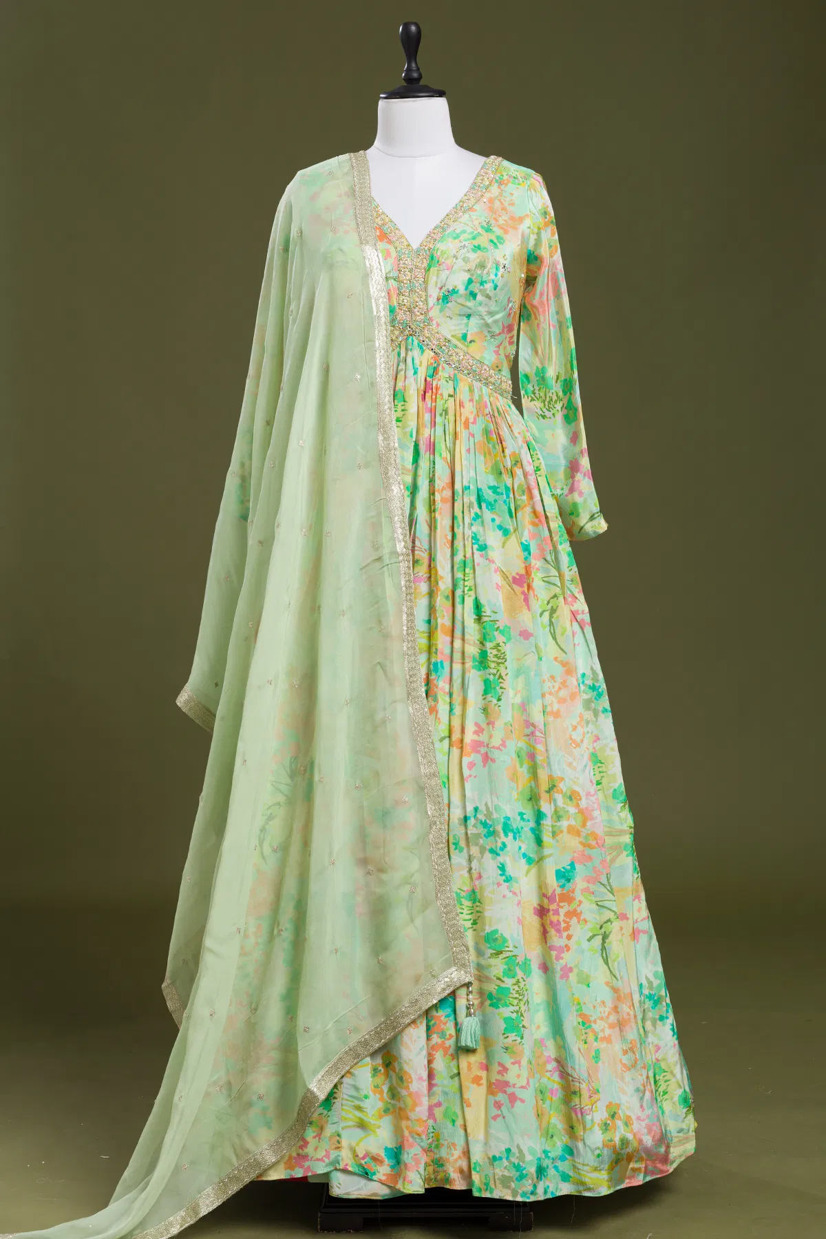 Green Anarkali Salwar 