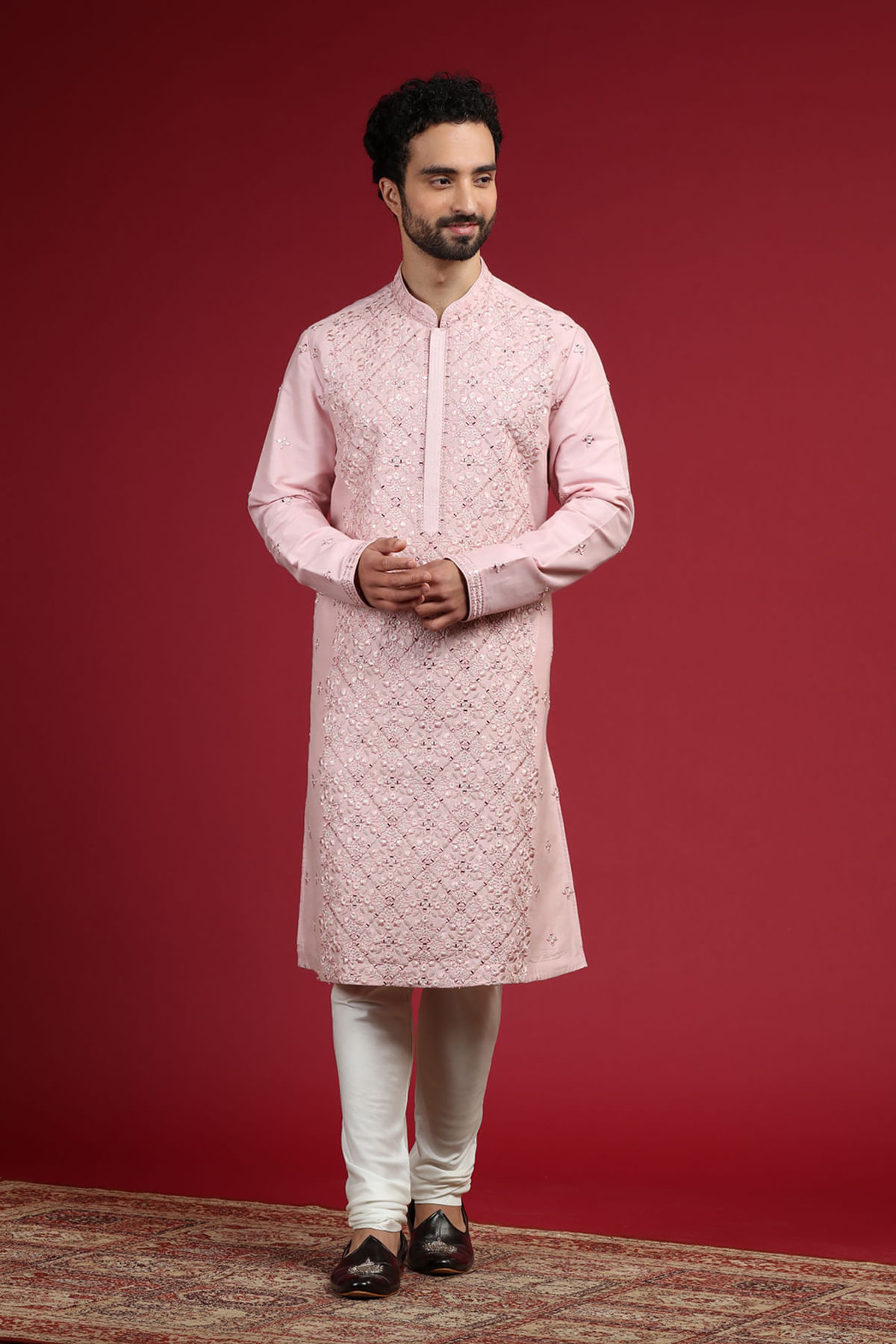Pink Kurta for Men