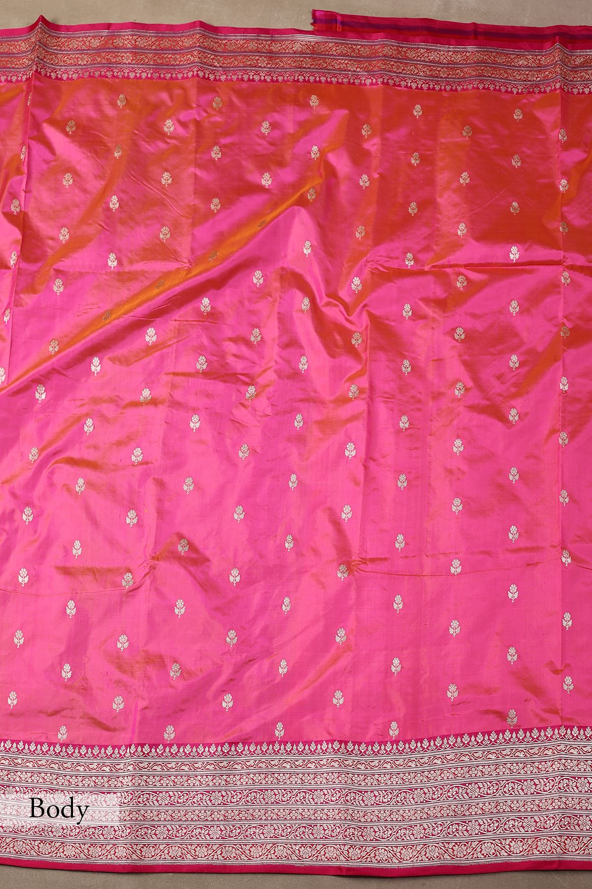 Canary Yellow & Pink Zari Woven Designer Banarasi Silk Saree With Embroidery Work Blouse For Indian Traditional Ethnic Wear Stylish Sari store