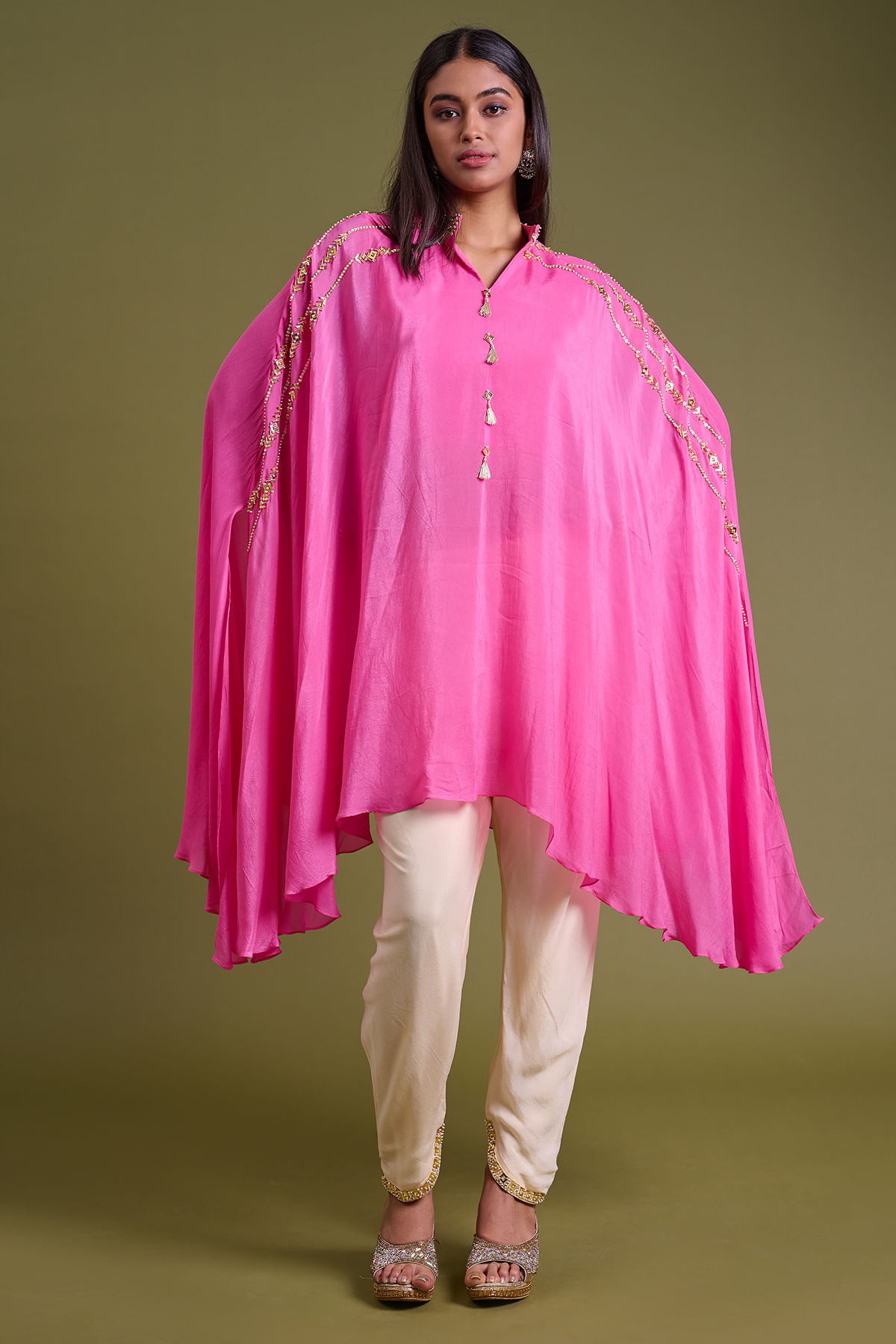 Pink Party Wear Salwar Kameez