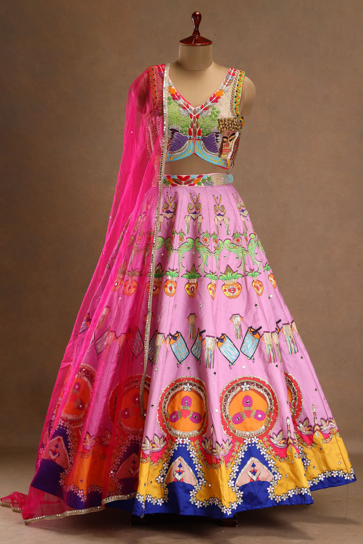 Pink Designer Lehenga