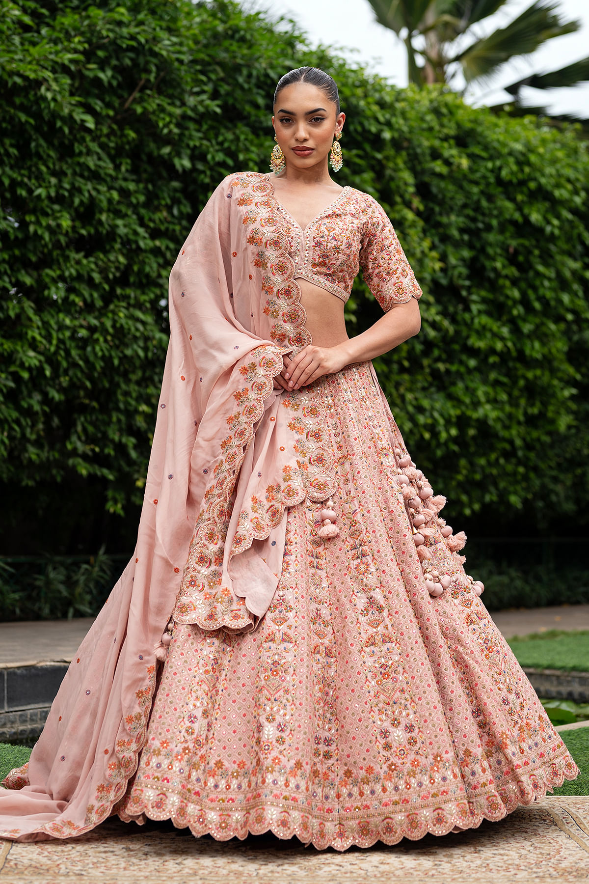 Classic Admirable Beige Colour Traditional Soft deals Net Sequin And Beautiful Zari Work Indian Designer Lehenga Choli Bridal Partywear Set