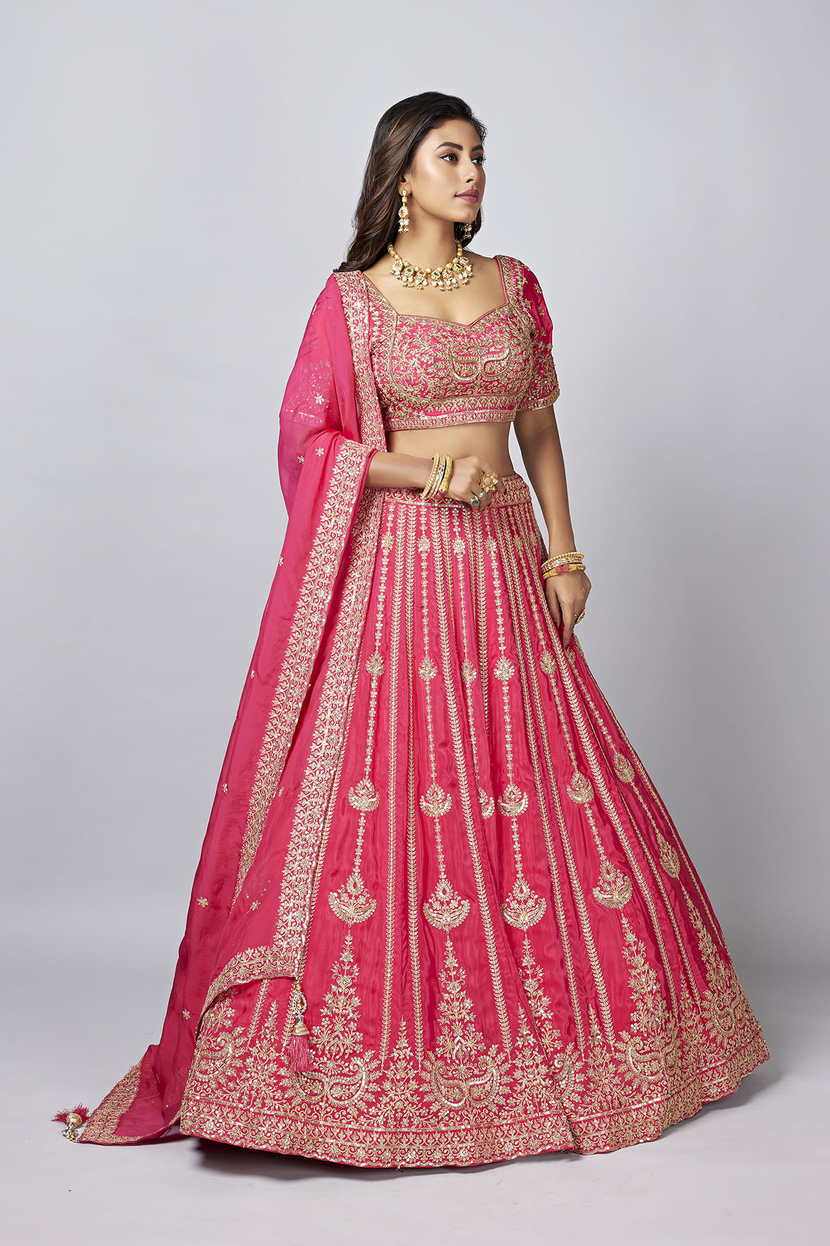 Pink Designer Lehenga