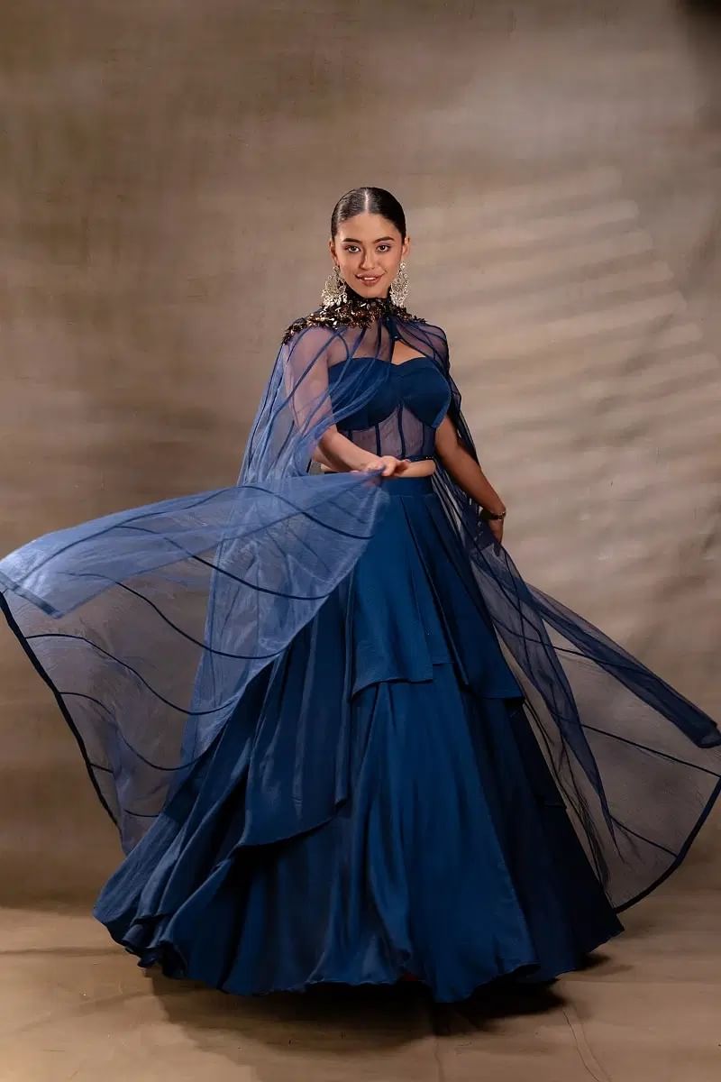 Blue Lehenga