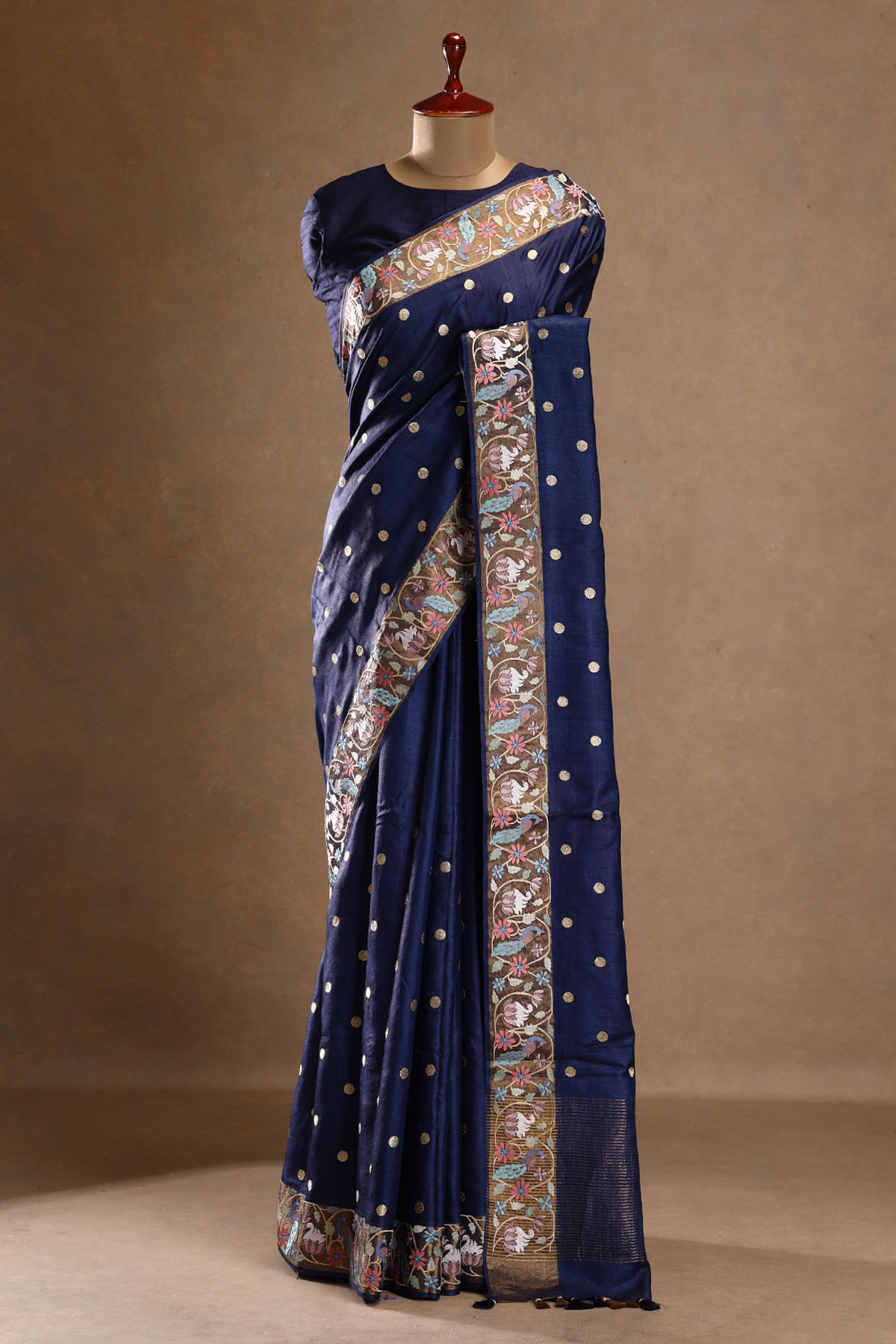 Blue Designer Saree