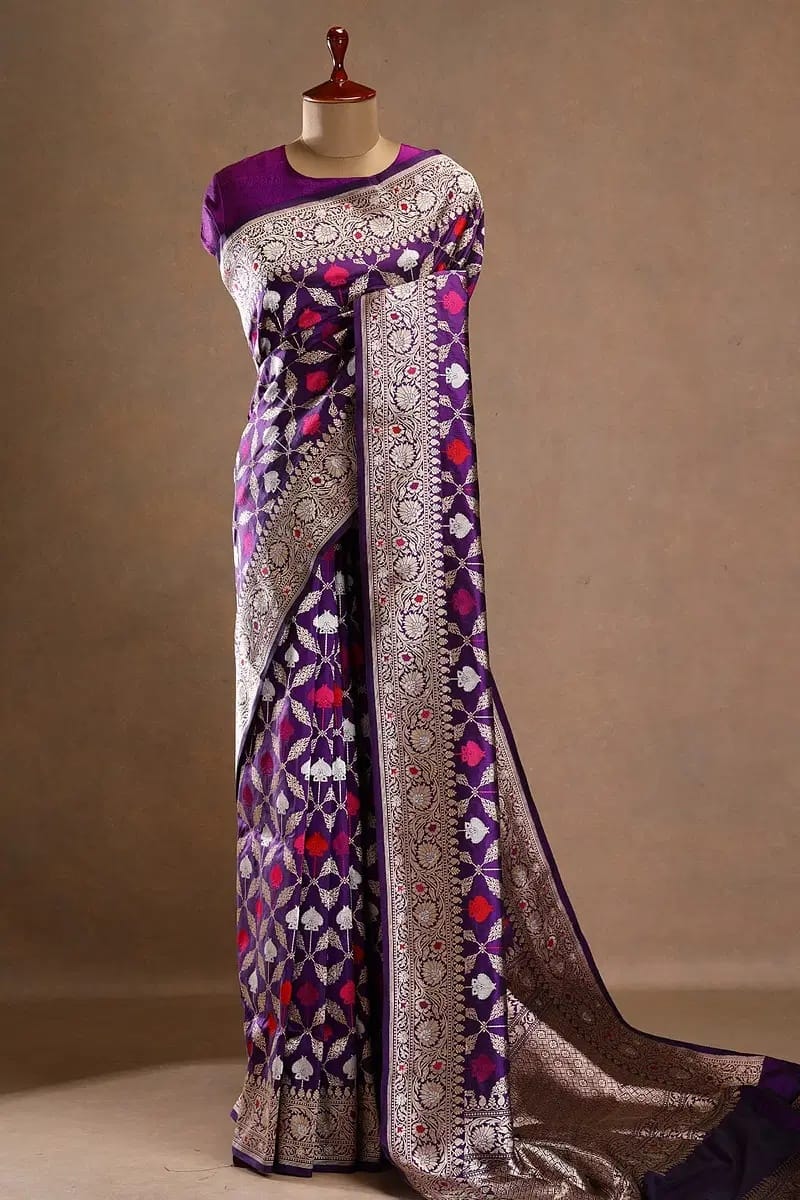 Brocade Banarasi Silk Saree