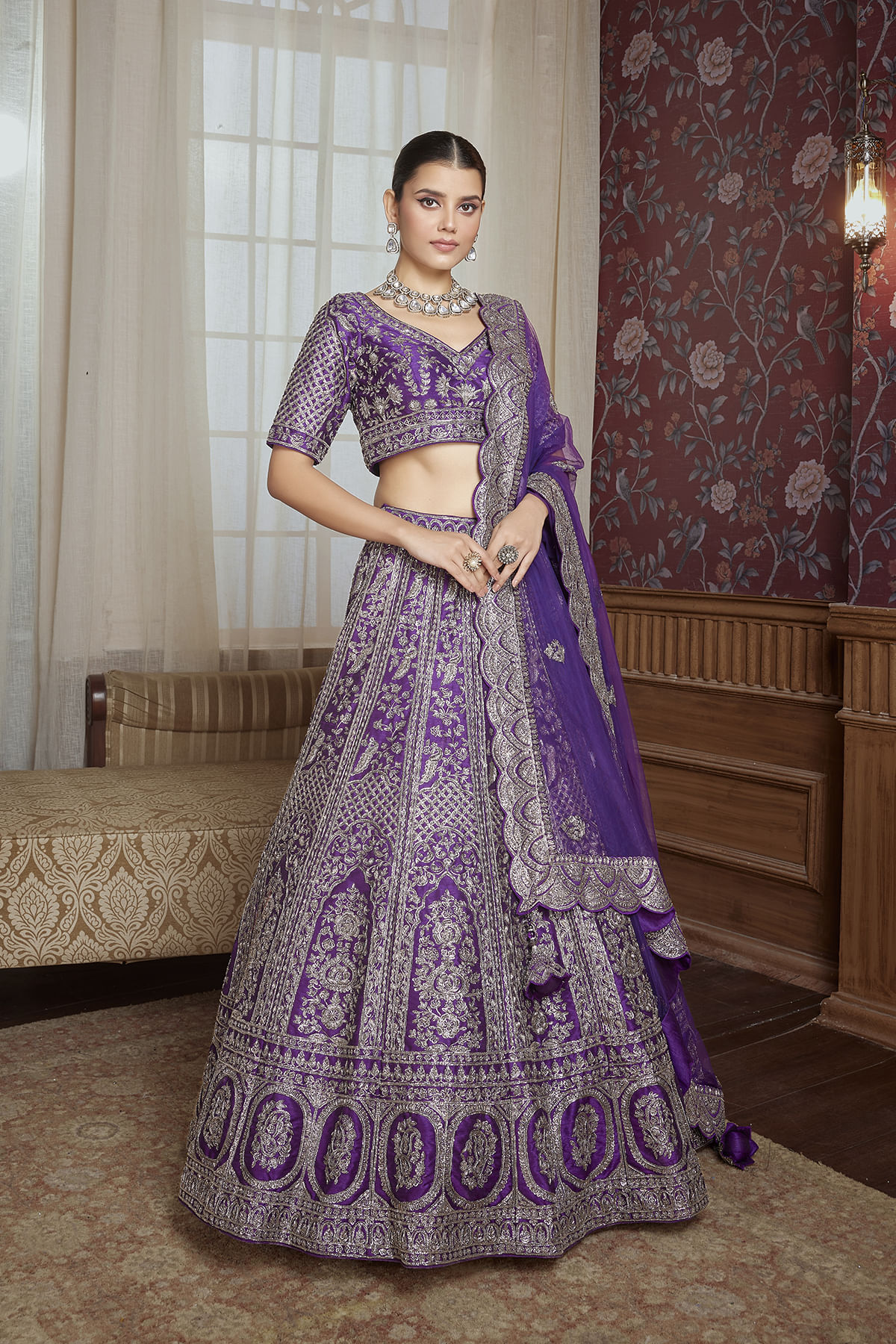 Zardosi work Lehenga