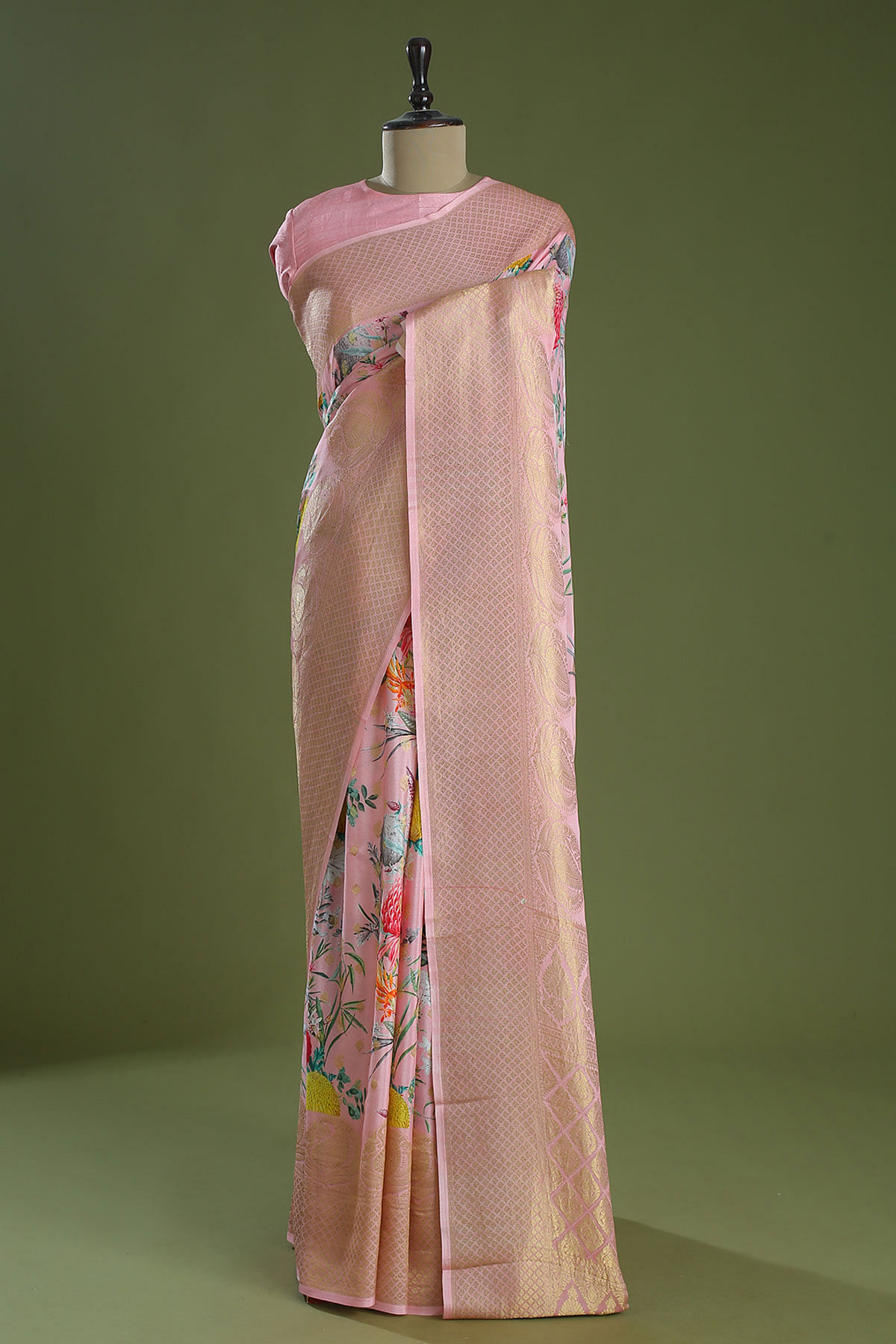 Crepe Silk Saree at Rs 400 | New Textile Market | Surat | ID: 16347843662