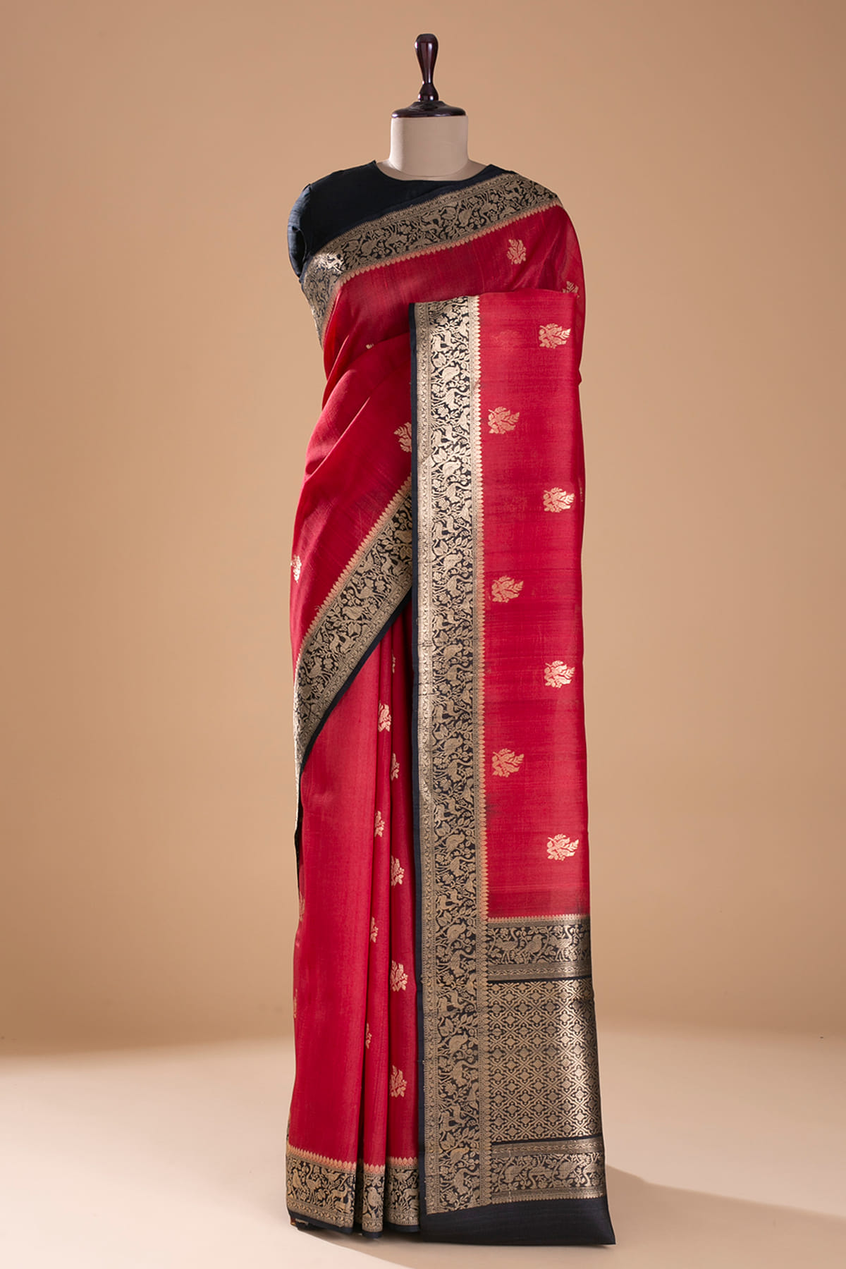 Red Banarasi Saree