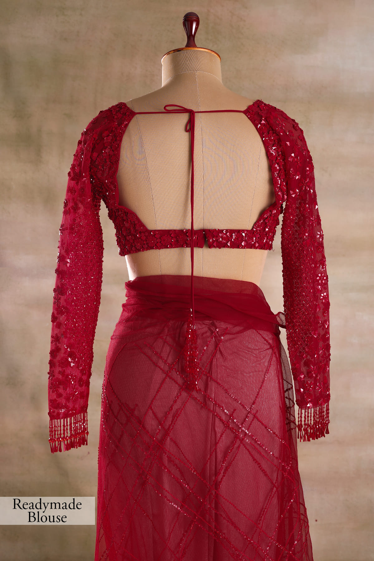 High Neck Full Sleeve Saree Blouse High Neck Full Sleeves Blouse