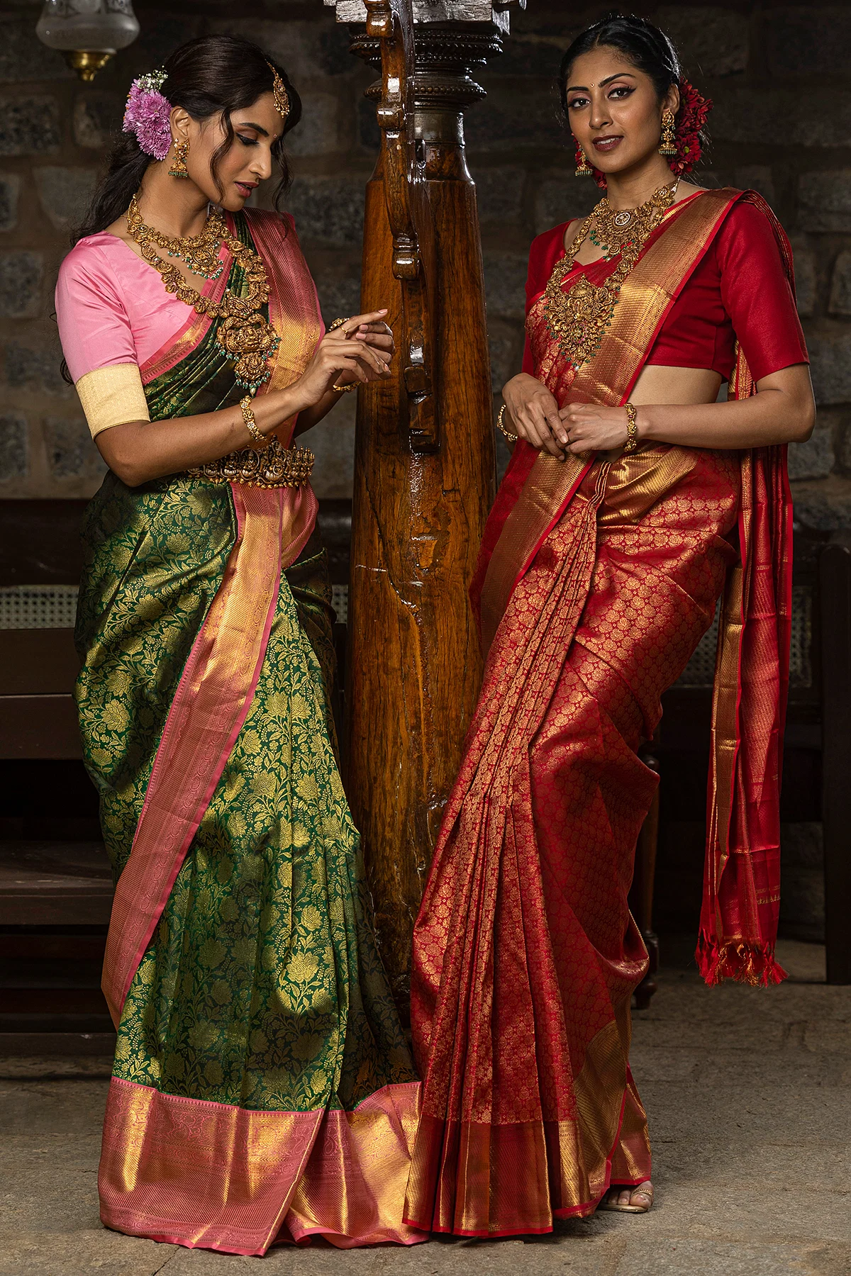 Unveiling the Vibrant World of Dharmavaram Silk Sarees at Samyakk