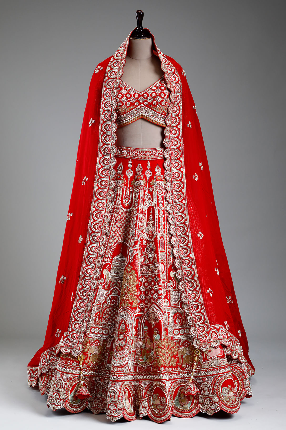 Red Wedding Lehenga
