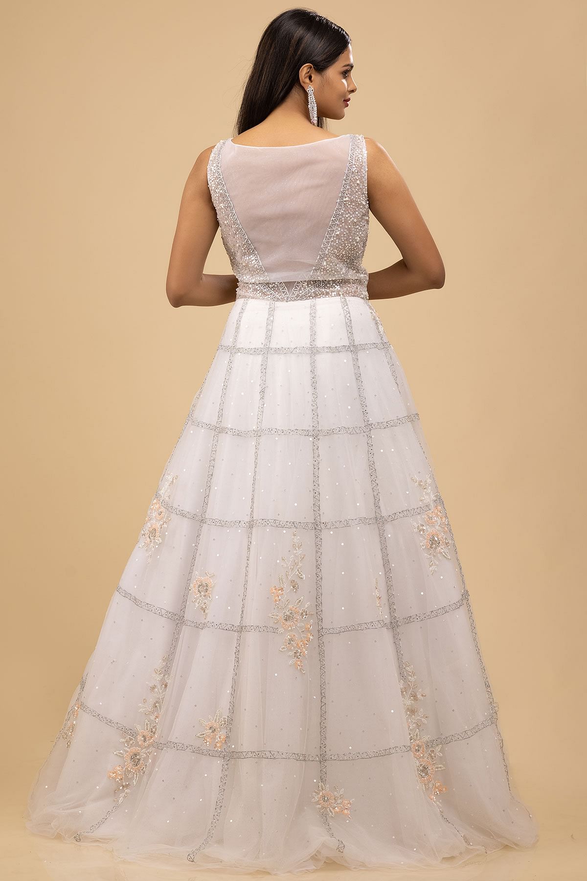 Pearl shop net gown