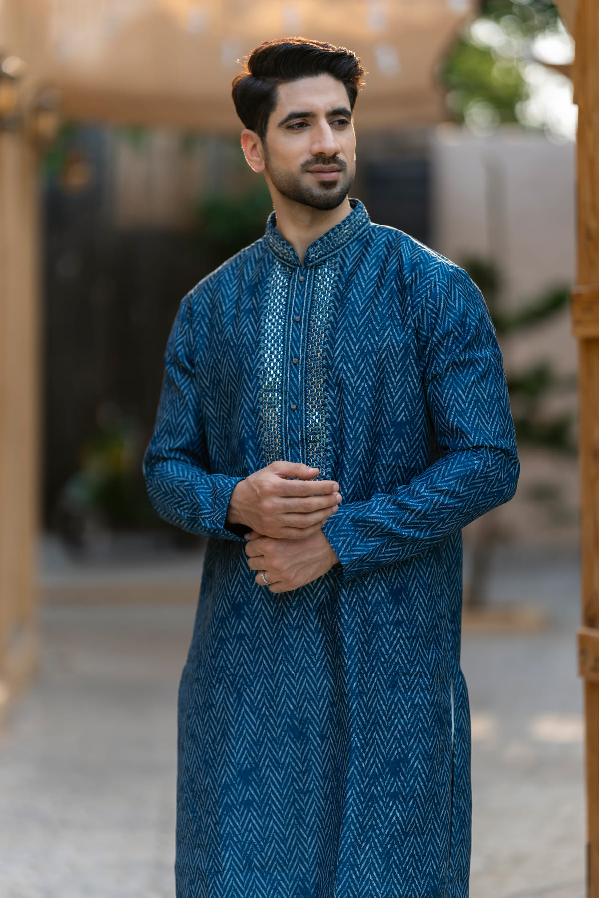 Blue kurta for Men