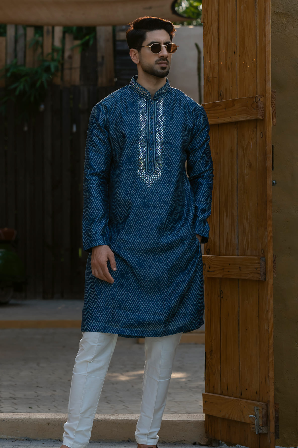 Blue kurta for Men