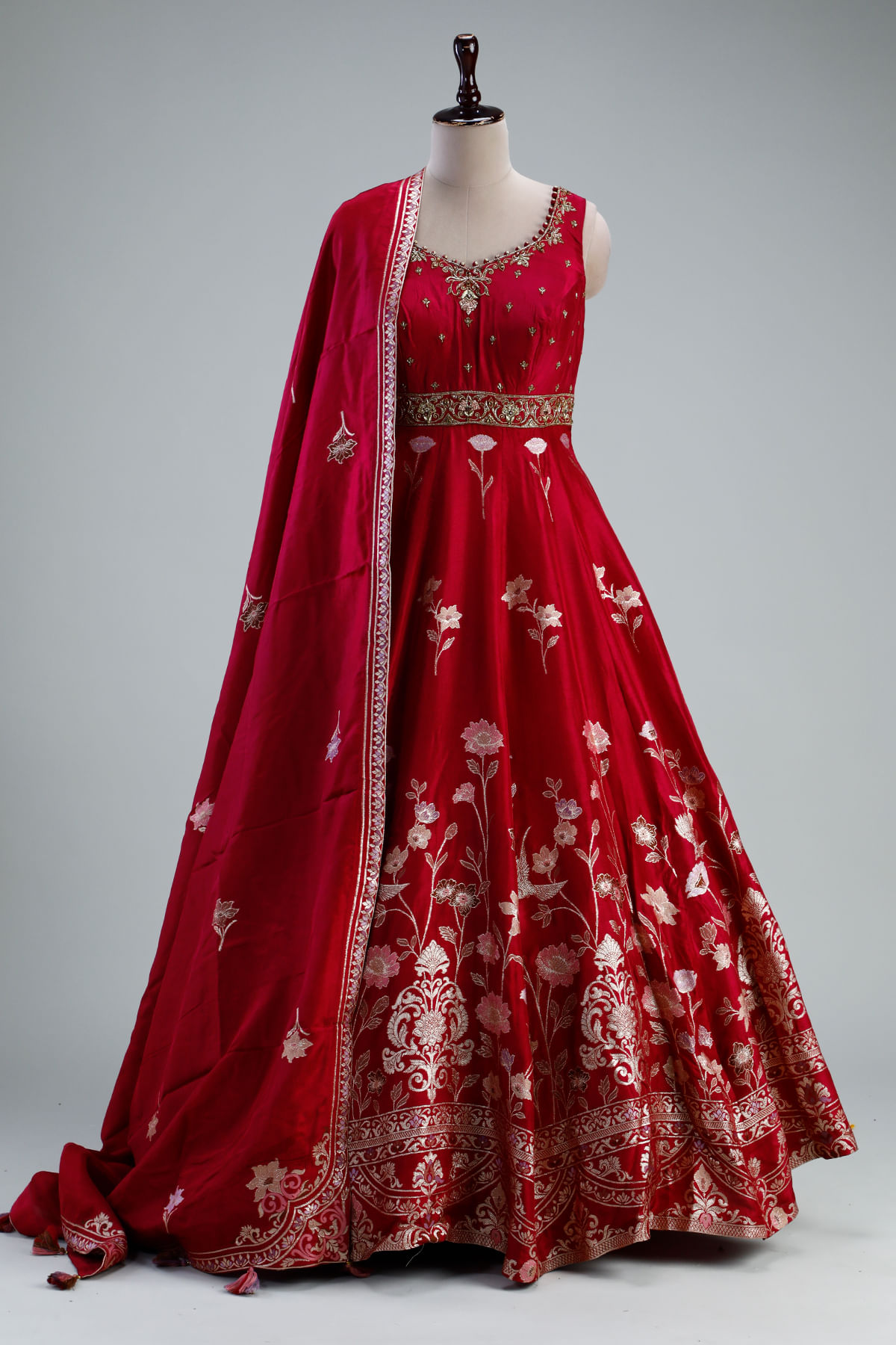 Red Anarkali Salwar