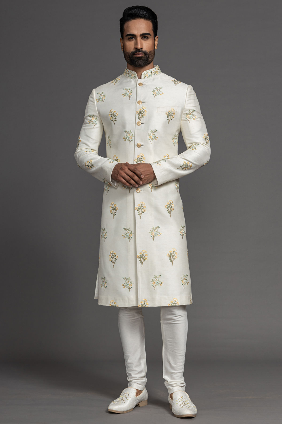 Sherwani on sale off white