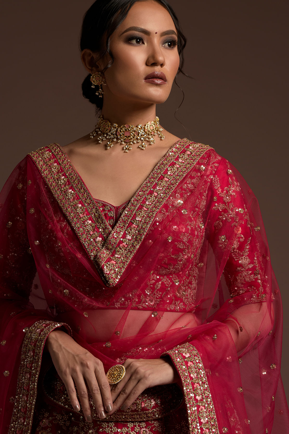 2-1 Salwar And Lehenga Heavy Work Wedding Designer Collection - Golden –  Boutique4India