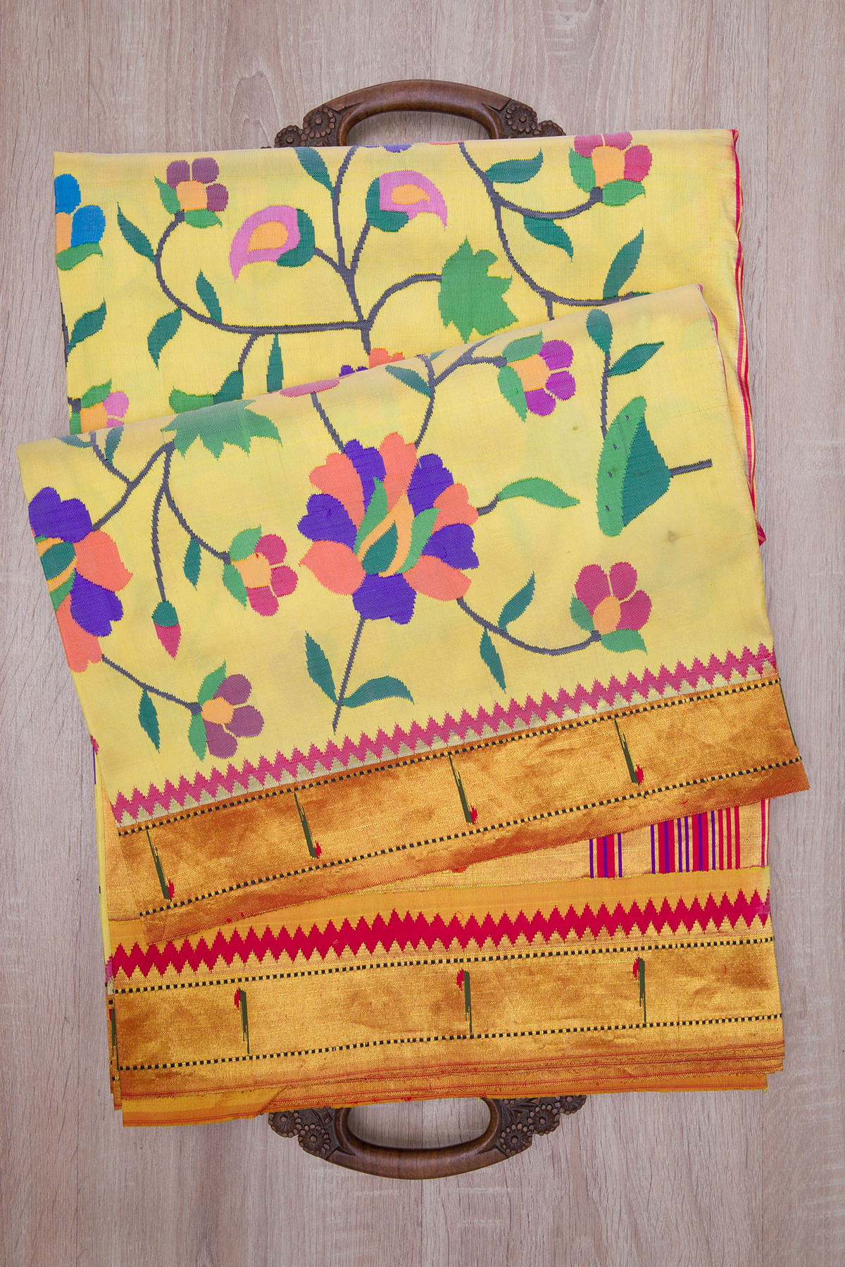 Woven Paithani Silk Saree
