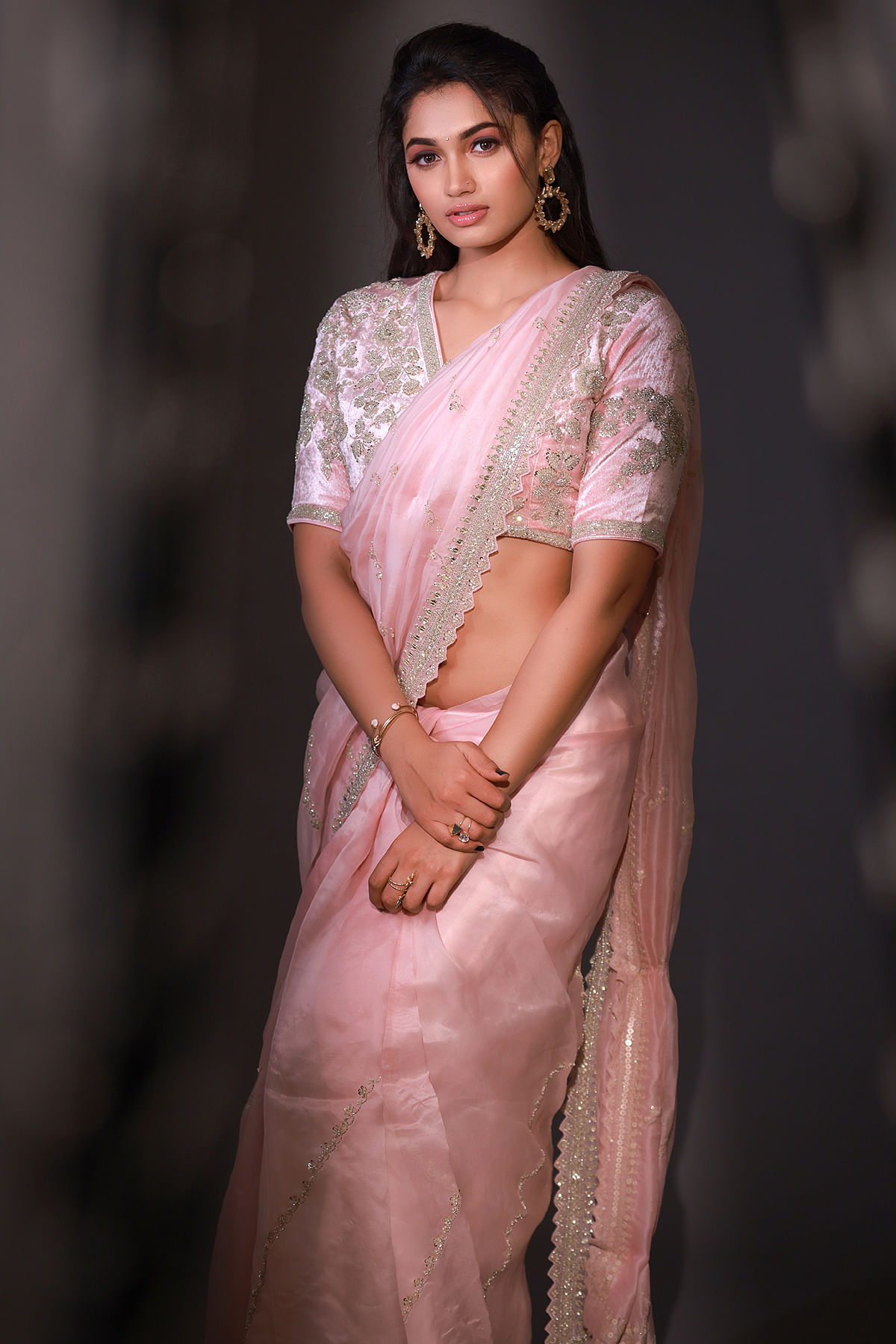 Pink Tissue Silk With Zari Weaving Saree – Bahuji - Online Fashion &  Lifestyle Store