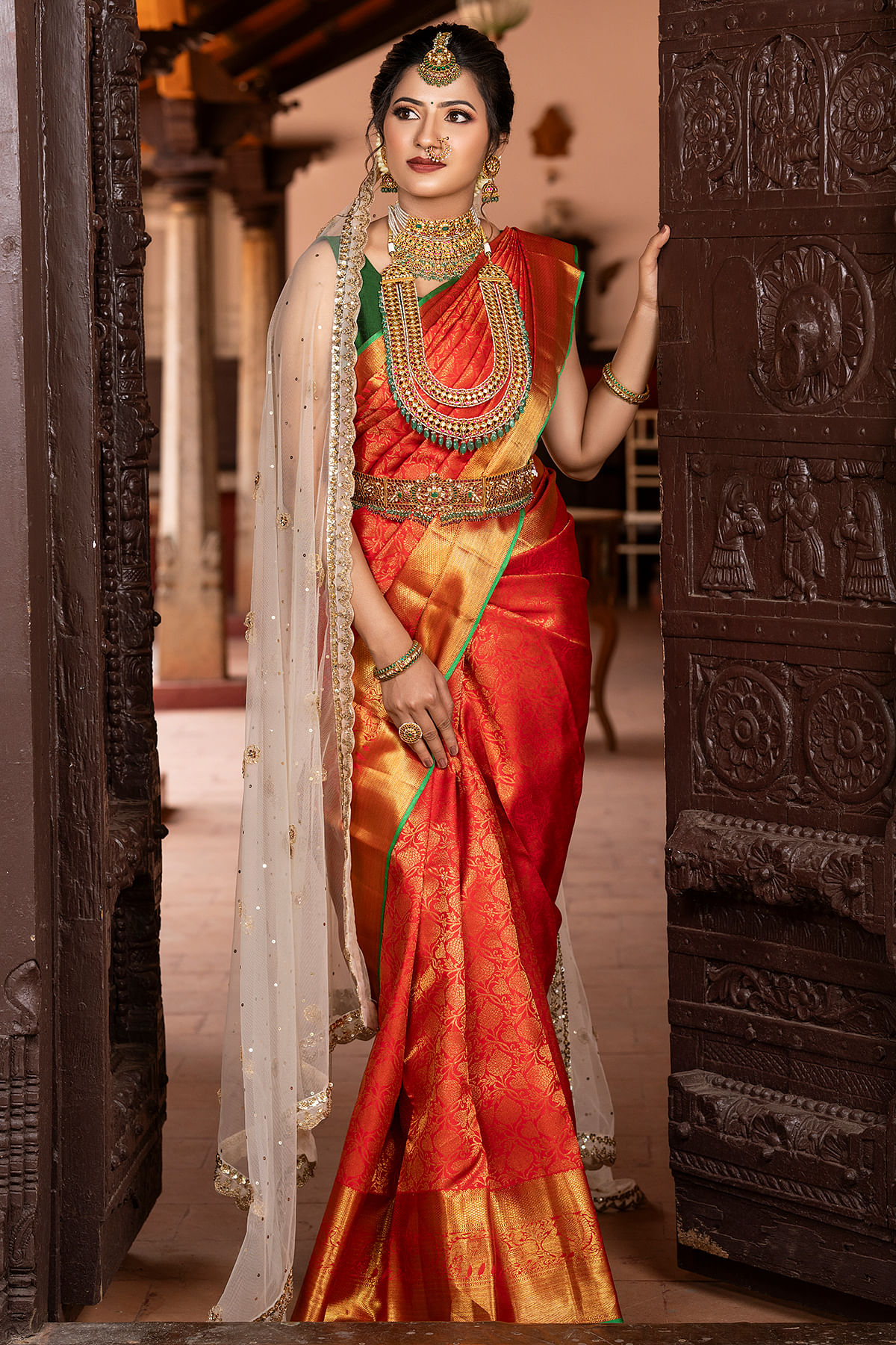 Blue Silk Wedding Reception Saree, 6.3 m (with blouse piece) at Rs 3295 in  Bengaluru